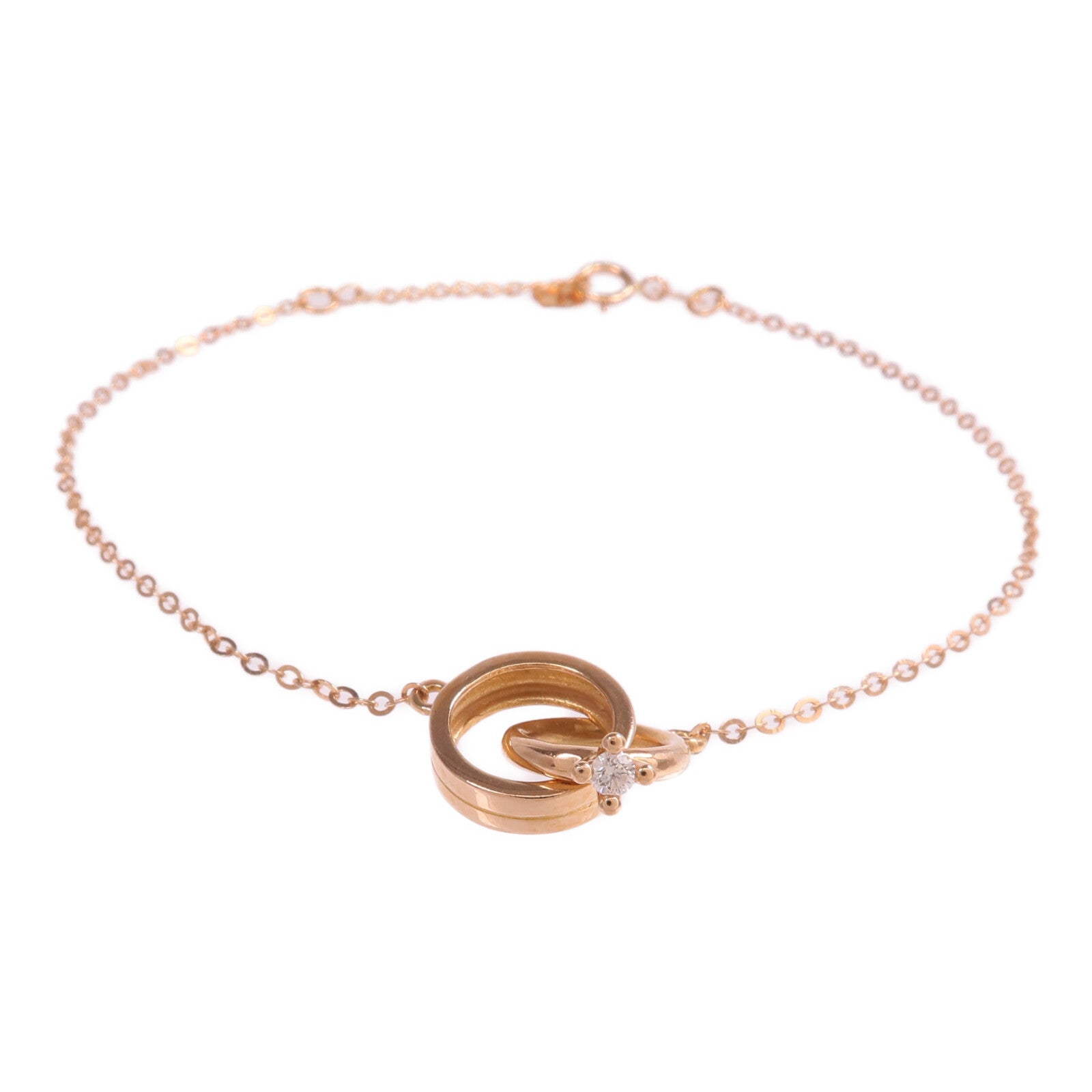 JEWELRY 18K玫瑰金Diamond Bracelet鑽石手鏈
