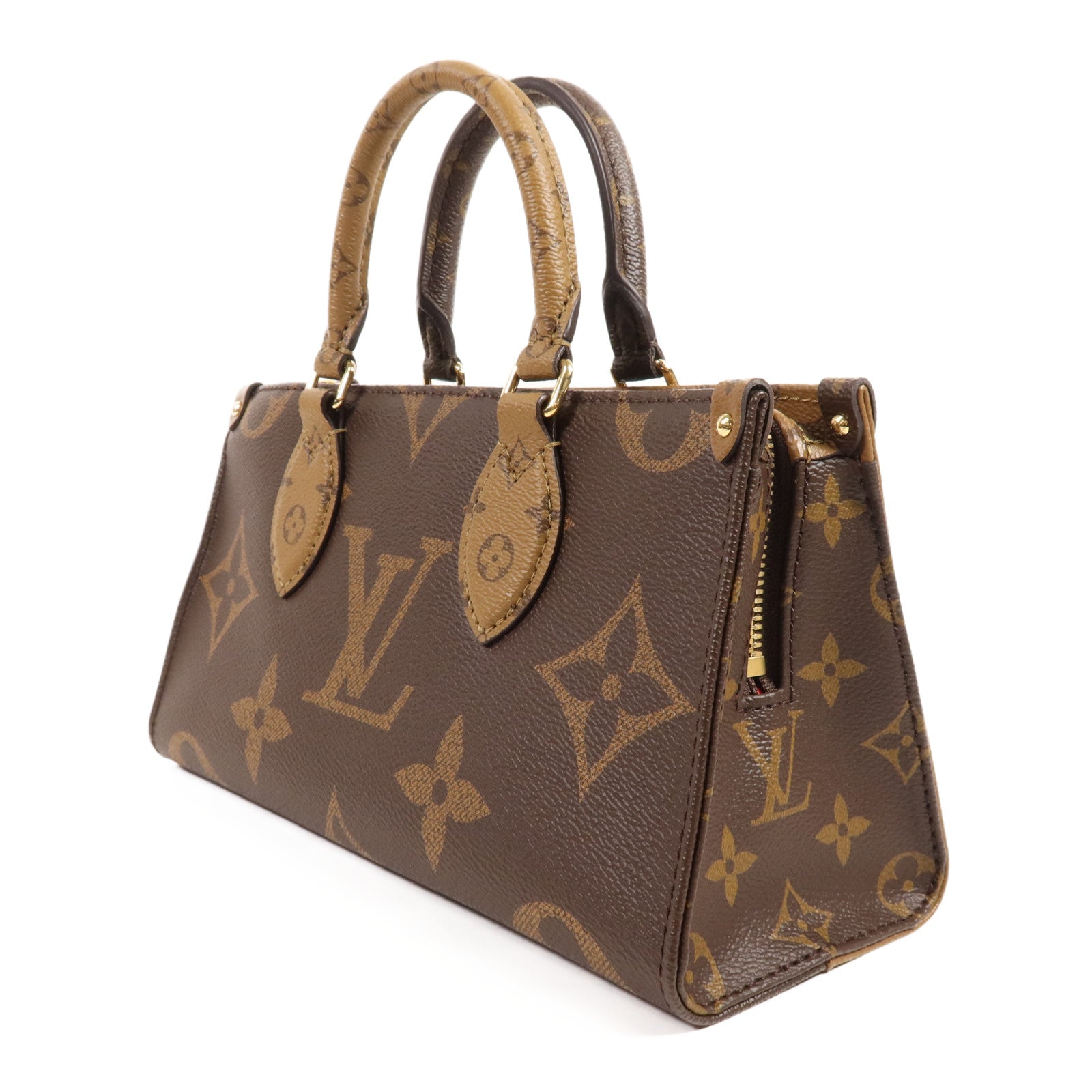 LOUIS VUITTON Monogram Giant Reverse On The Go East West金扣手挽肩背兩用袋