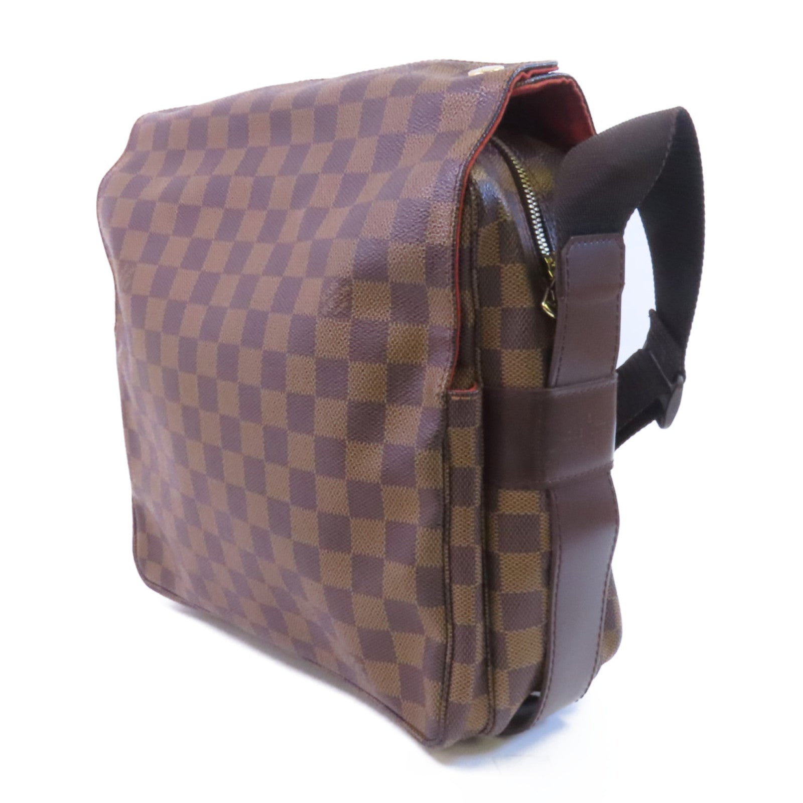 LOUIS VUITTON Damier Naviglio金扣肩背袋