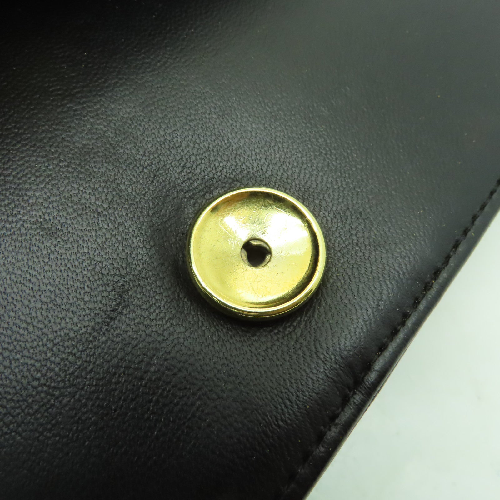 CHANEL 【清倉大減價】菱格Materasse Chain Shoulder金扣肩背袋黑色