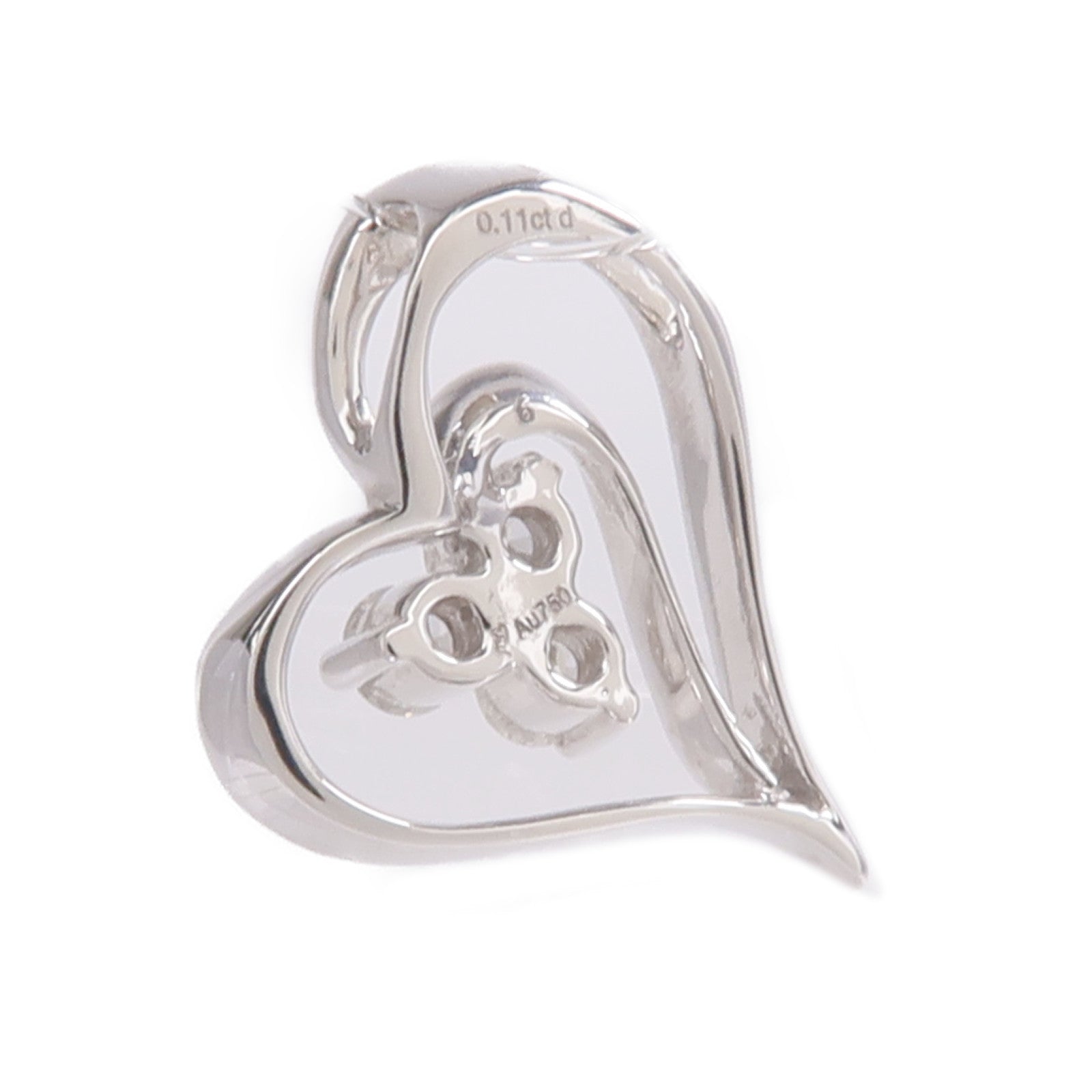 JEWELRY 18K白金Pendant Top鑽石吊墜