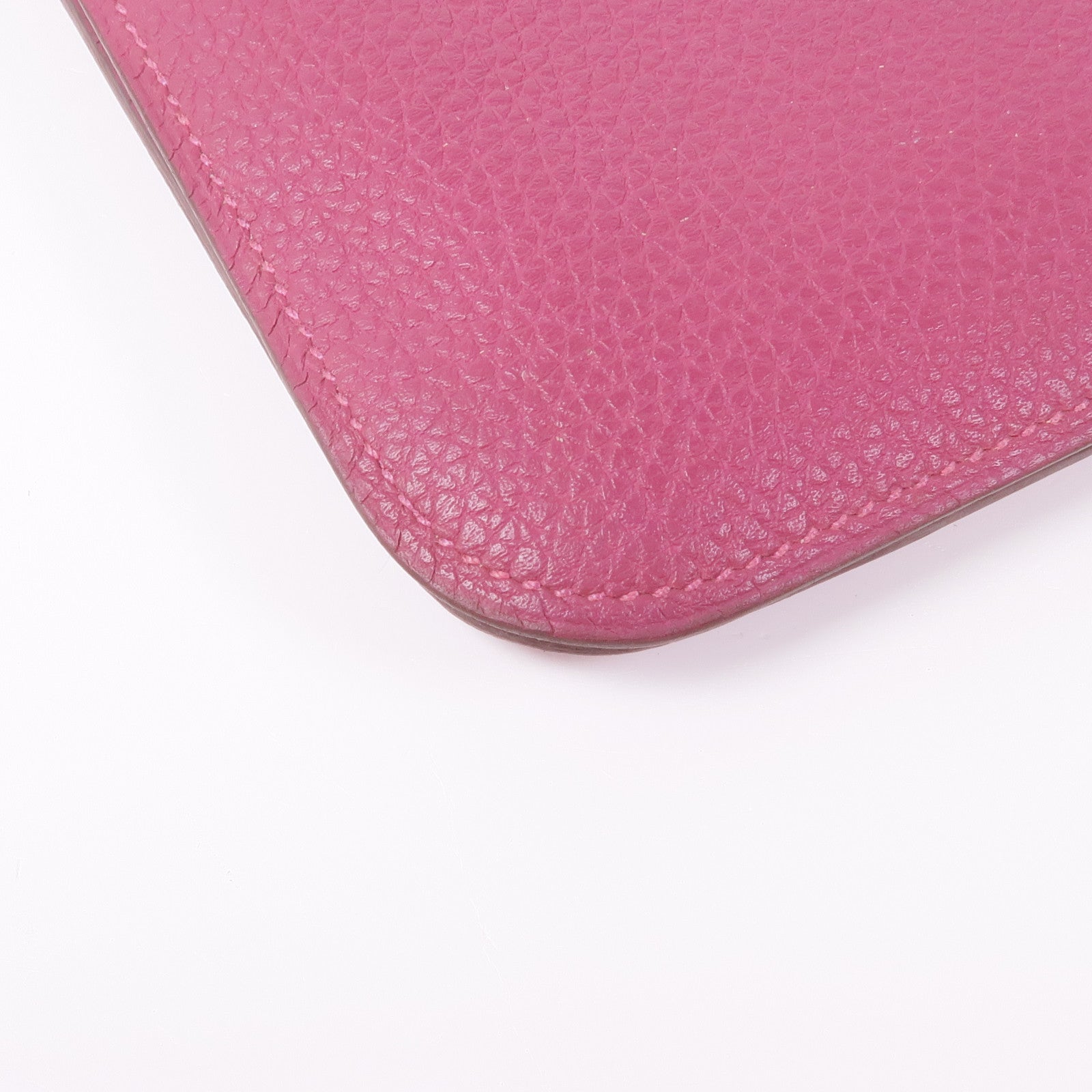 HERMES Togo皮革Dogon GM金扣長錢包