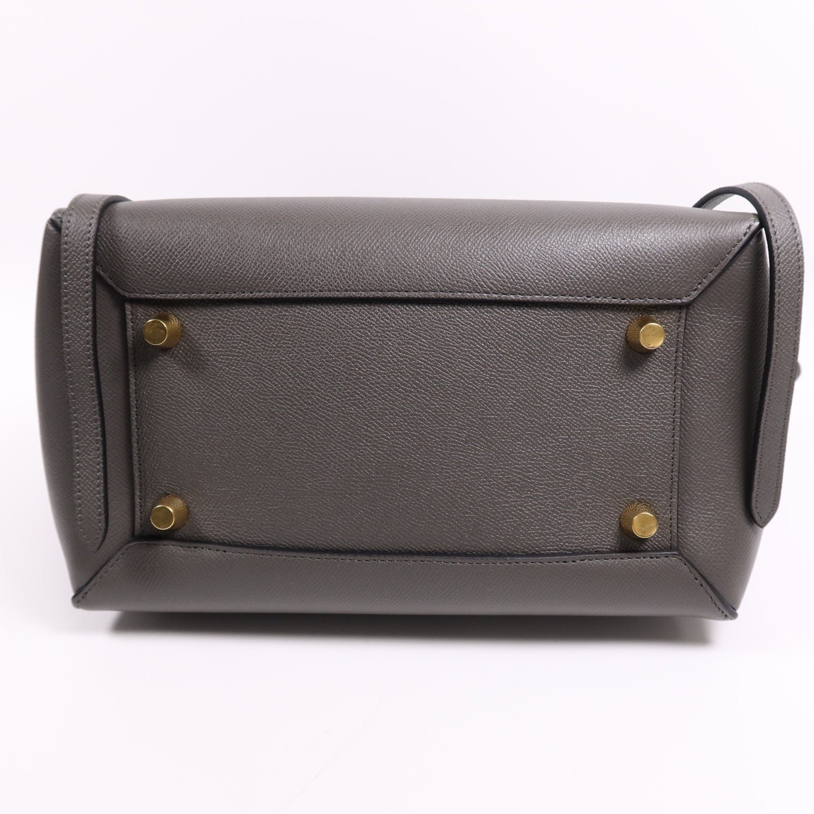 CELINE 牛皮皮革Mini Belt Bag金扣手挽肩背兩用袋