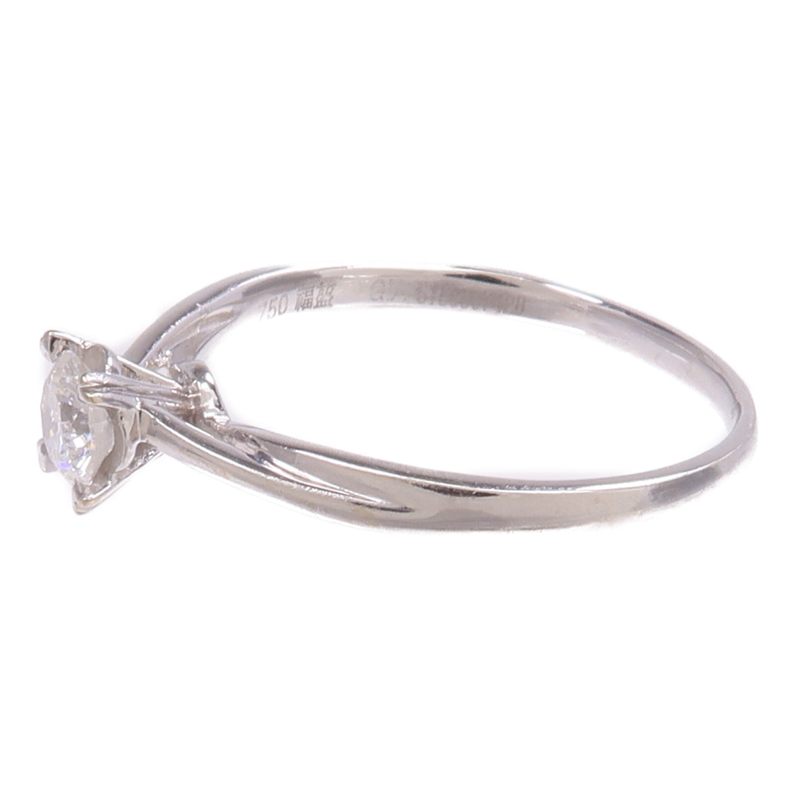 JEWELRY 【激減優惠】18K白金Diamond Ring鑽石戒指US#9.5