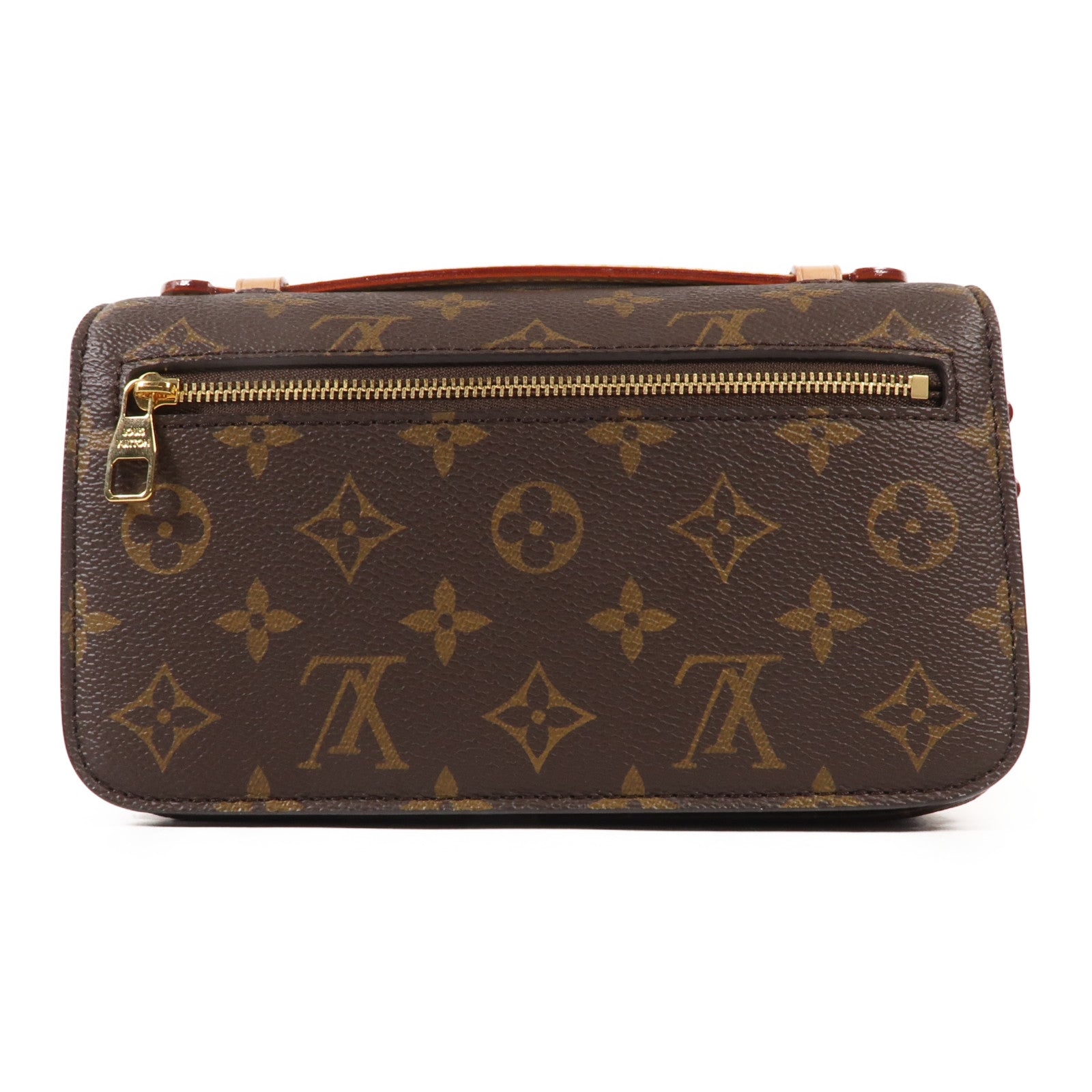 LOUIS VUITTON Monogram Pochette Metis East West金扣手挽肩背兩用袋
