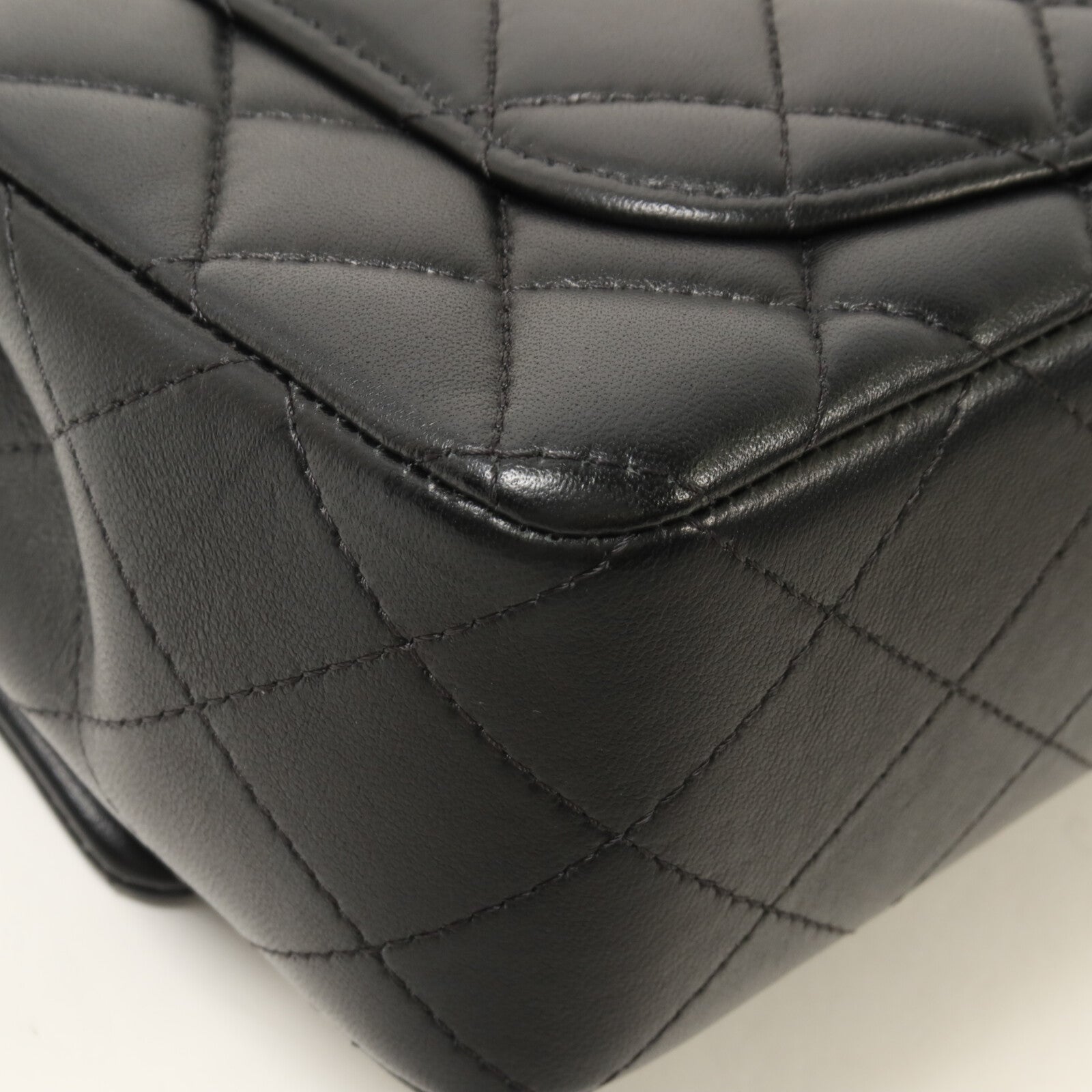 CHANEL 羊皮皮革Chain Shoulder鏈帶手挽肩背兩用袋