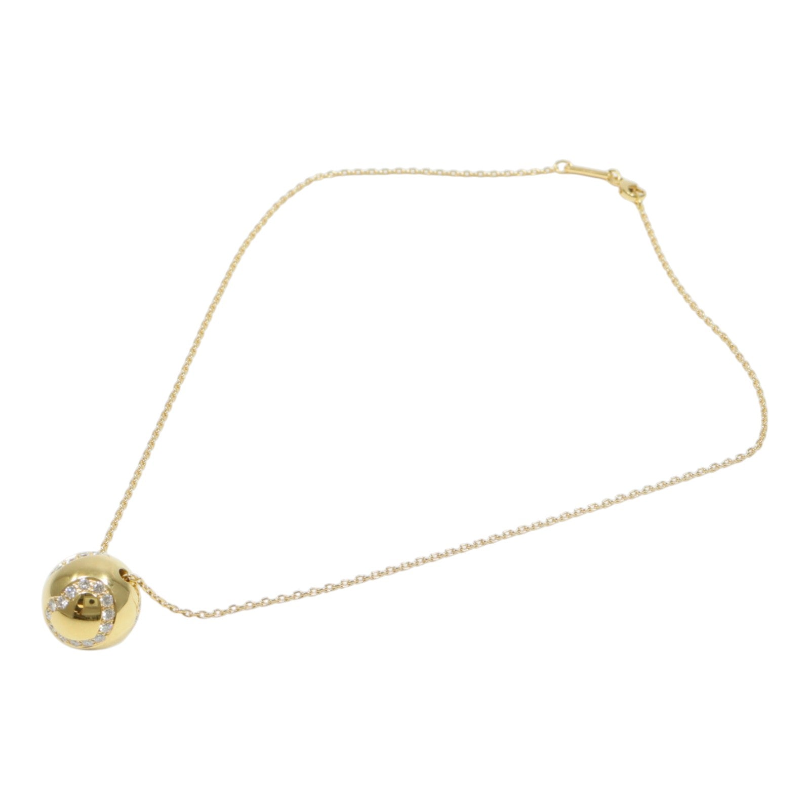 Chopard 18K黃金Happy Diamonds Ball Pendant Nacklace項鍊