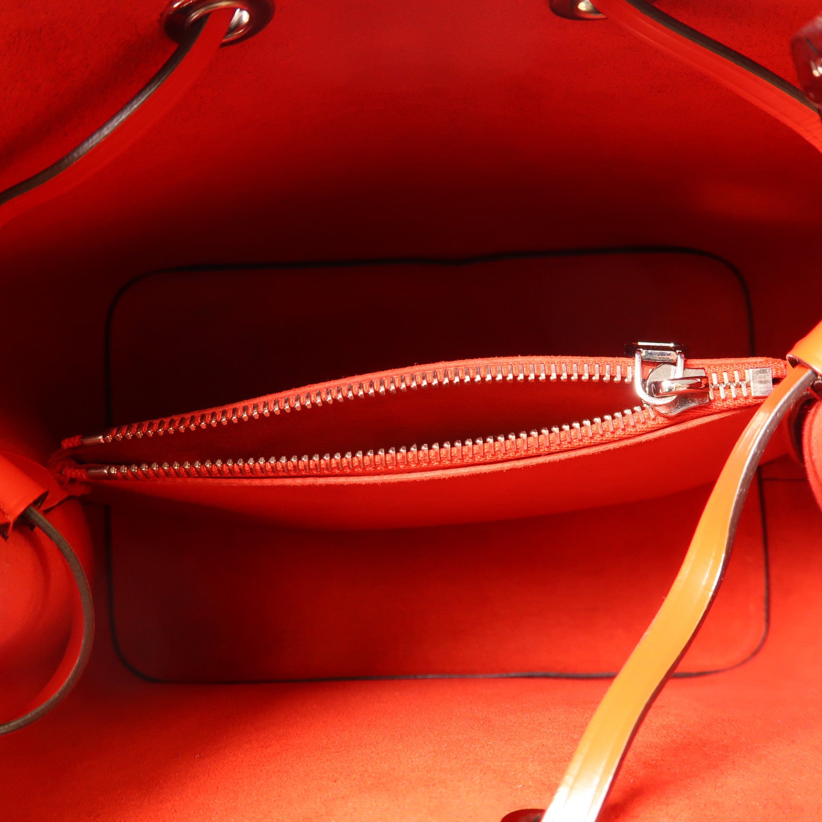 LOUIS VUITTON Epi NeoNoe銀扣手挽肩背兩用袋深藍色/紅色