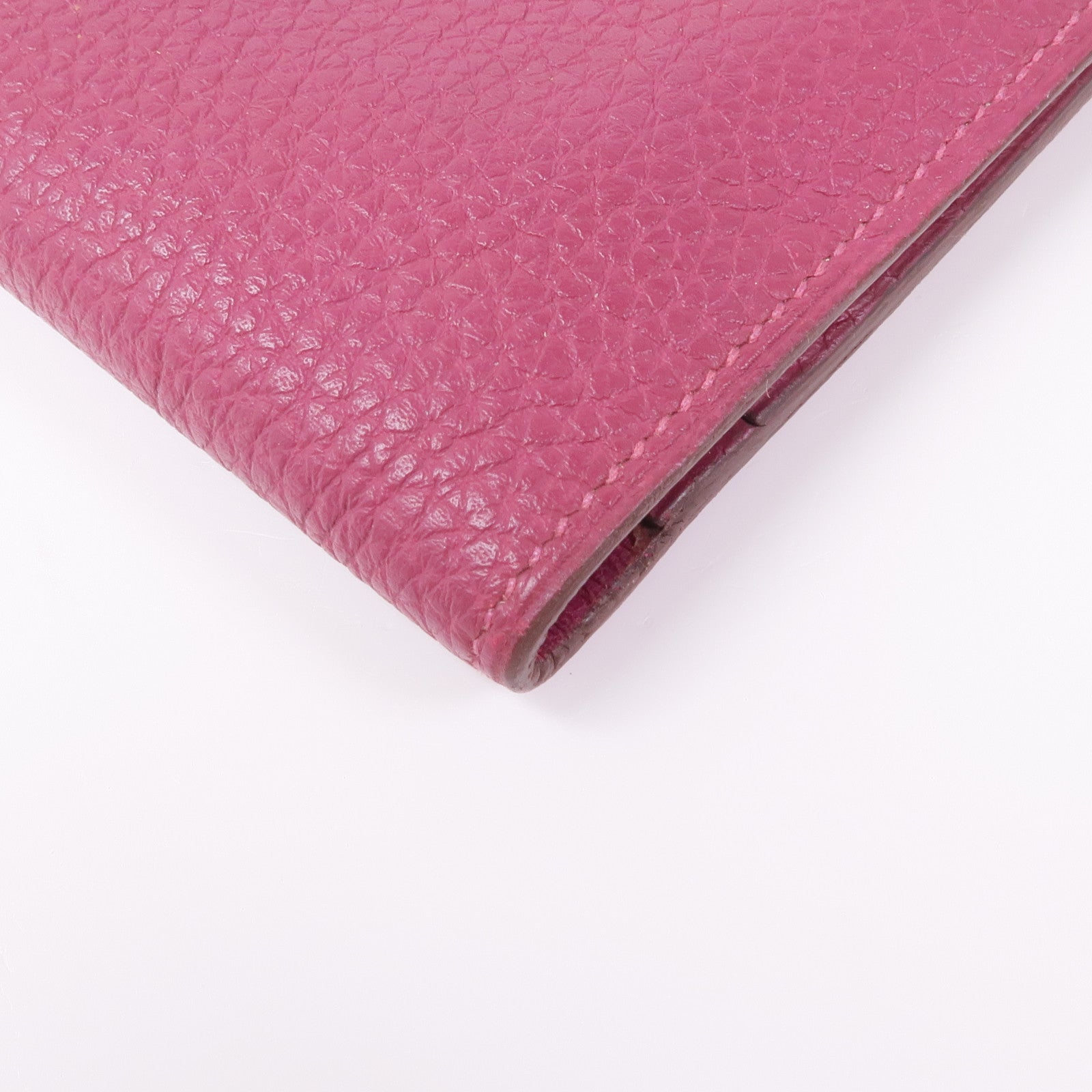 HERMES Togo皮革Dogon GM金扣長錢包