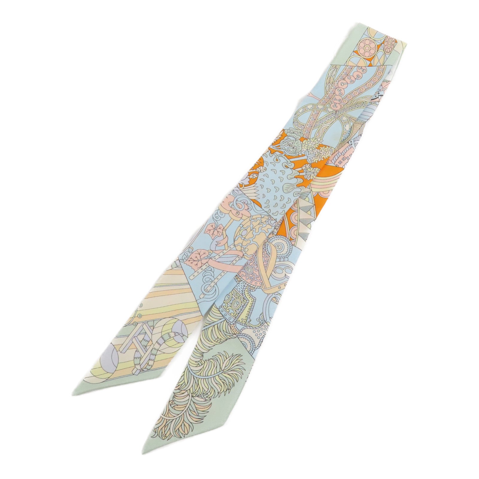 HERMES 絲質Twilly絲巾