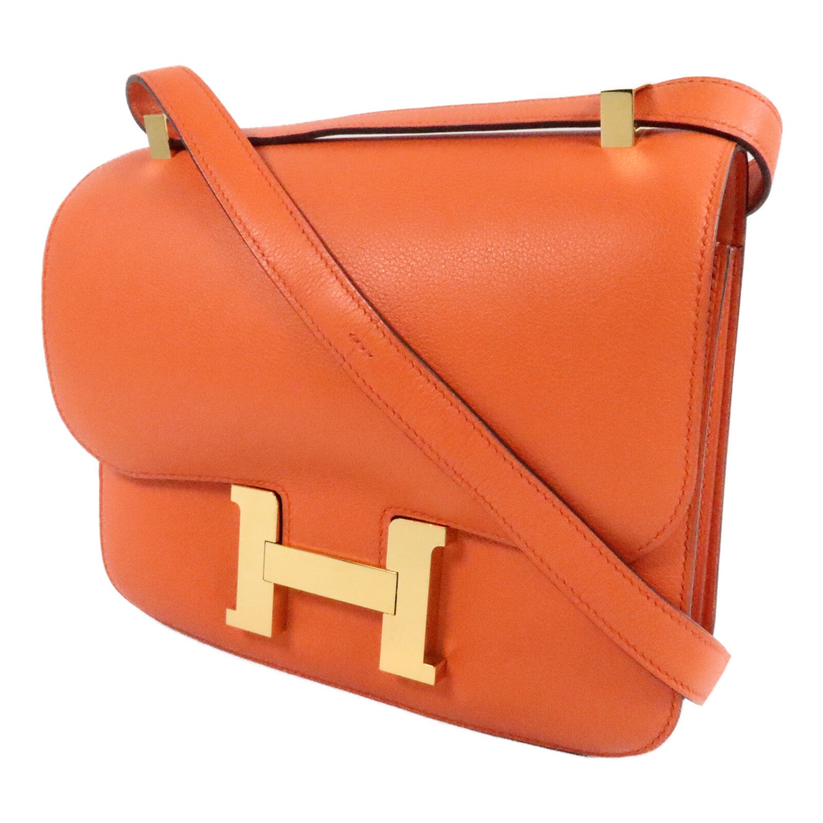 HERMES Evercolor皮革Constance 24肩背袋