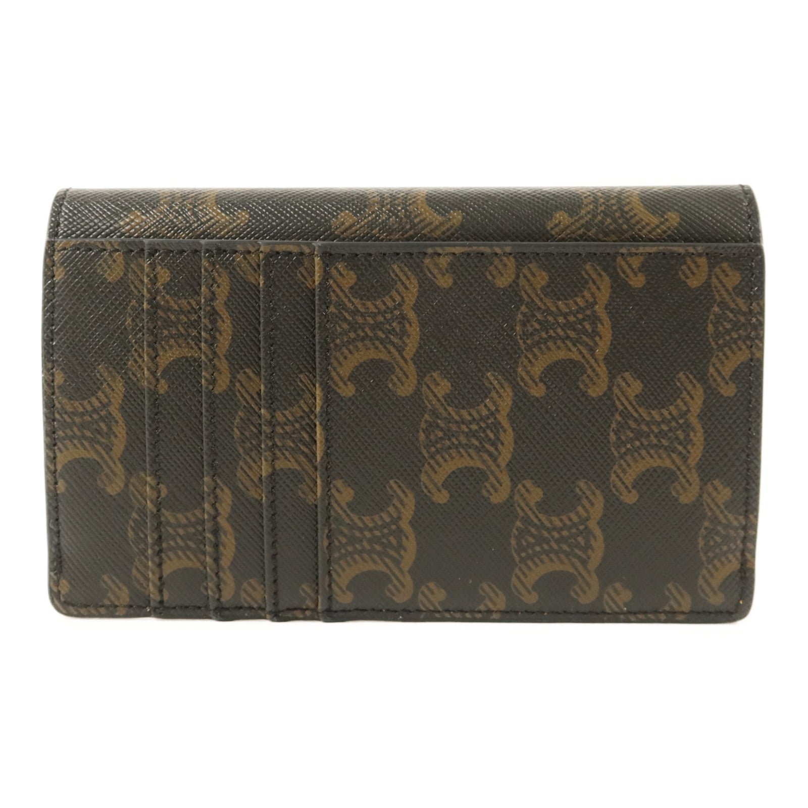CELINE 塗層帆布Card Case金扣卡片套