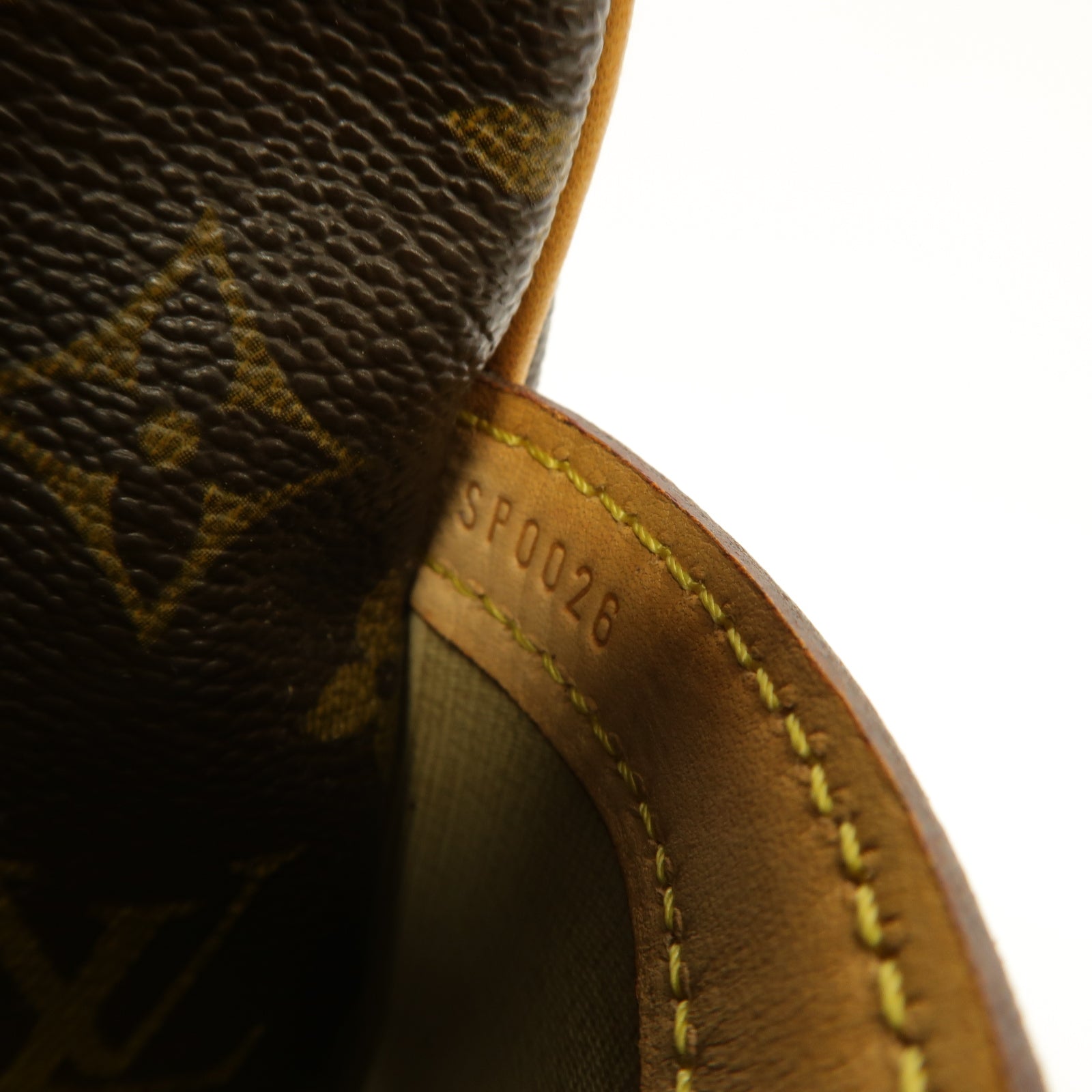 LOUIS VUITTON Monogram Reporter PM金扣肩背袋棕色