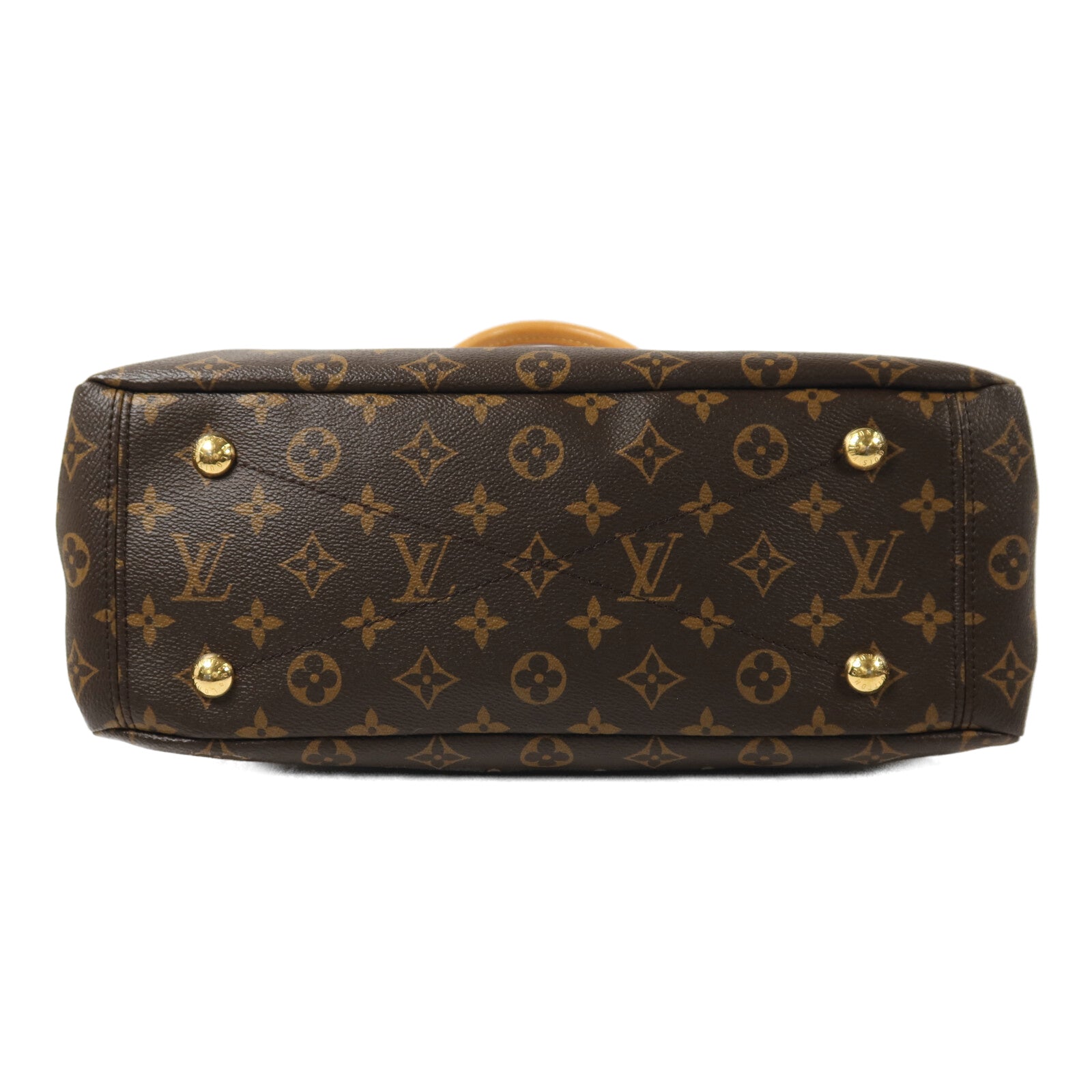 LOUIS VUITTON Monogram Pallas金扣手挽肩背兩用袋