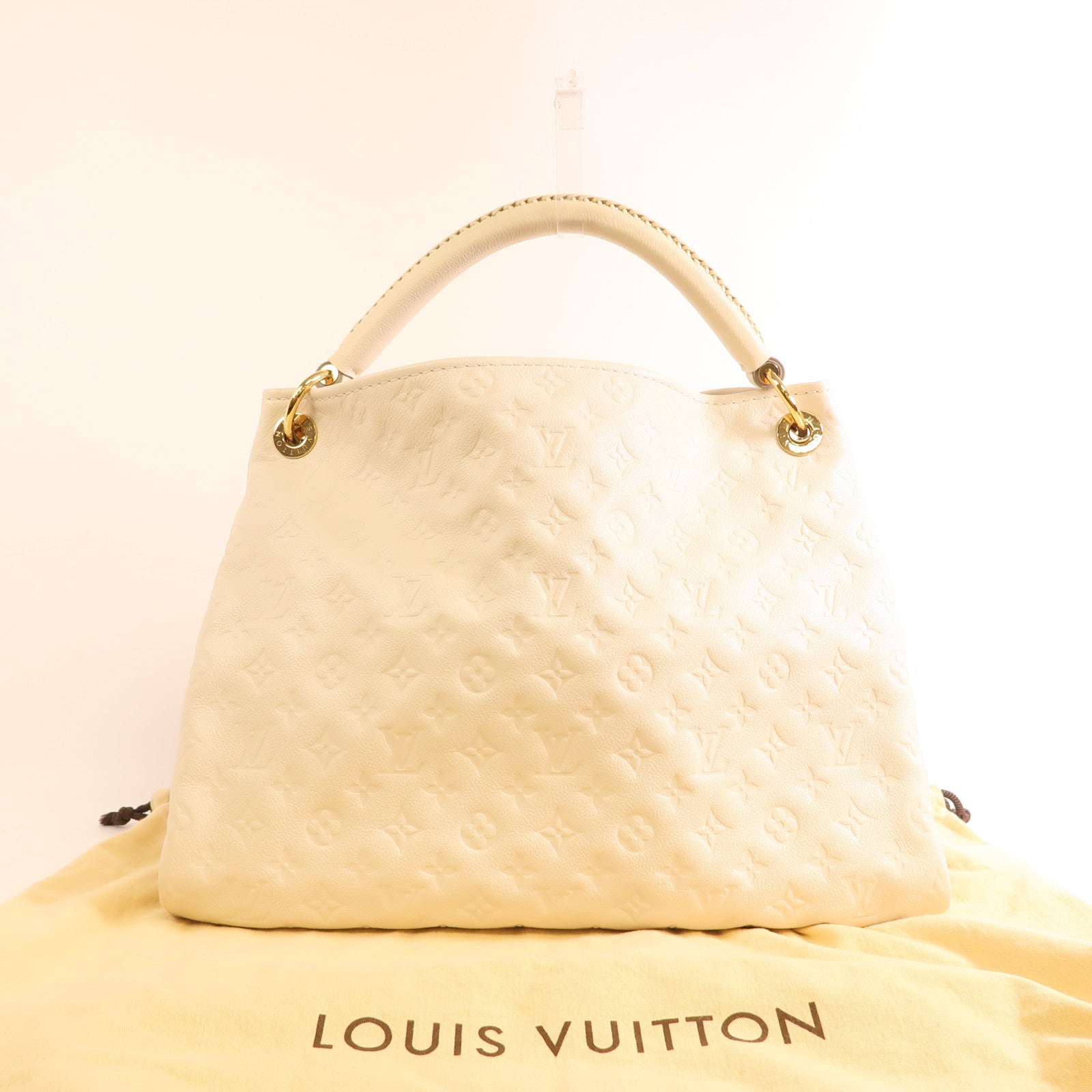 LOUIS VUITTON Monogram Empreinte Artsy MM金扣手挽袋/肩背袋