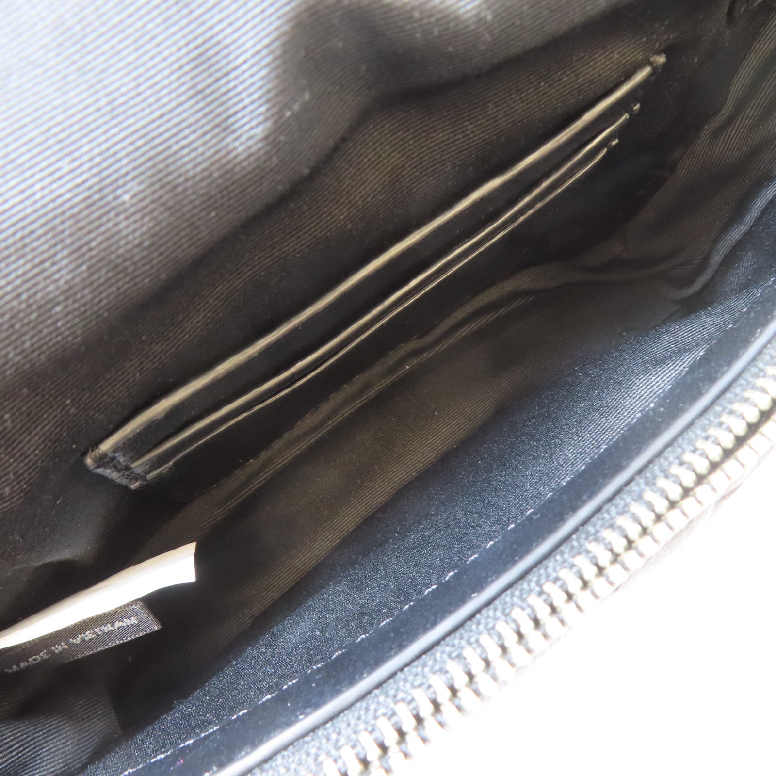 MARC JACOBS 羊皮皮革Shoulder Bag銀扣肩背袋黑色