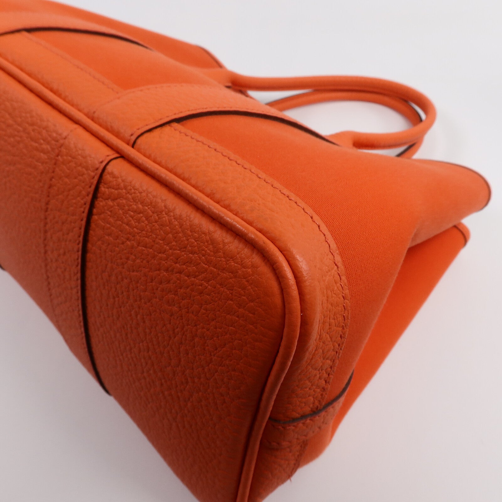 HERMES 帆布/Negonda皮革Garden Party TPM手挽袋