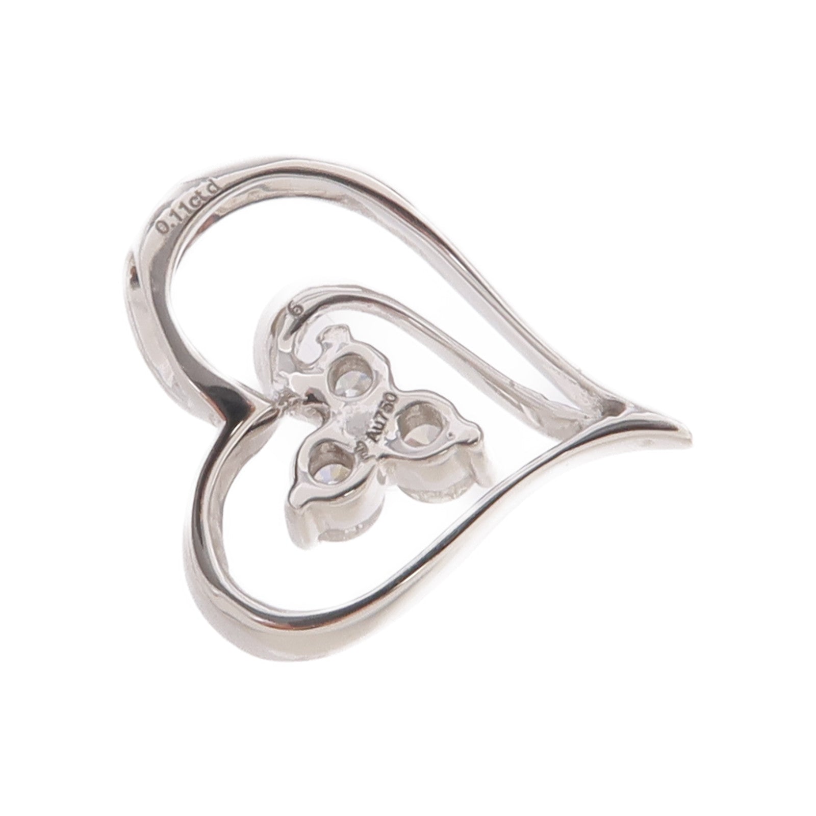JEWELRY 18K白金Pendant Top鑽石吊墜