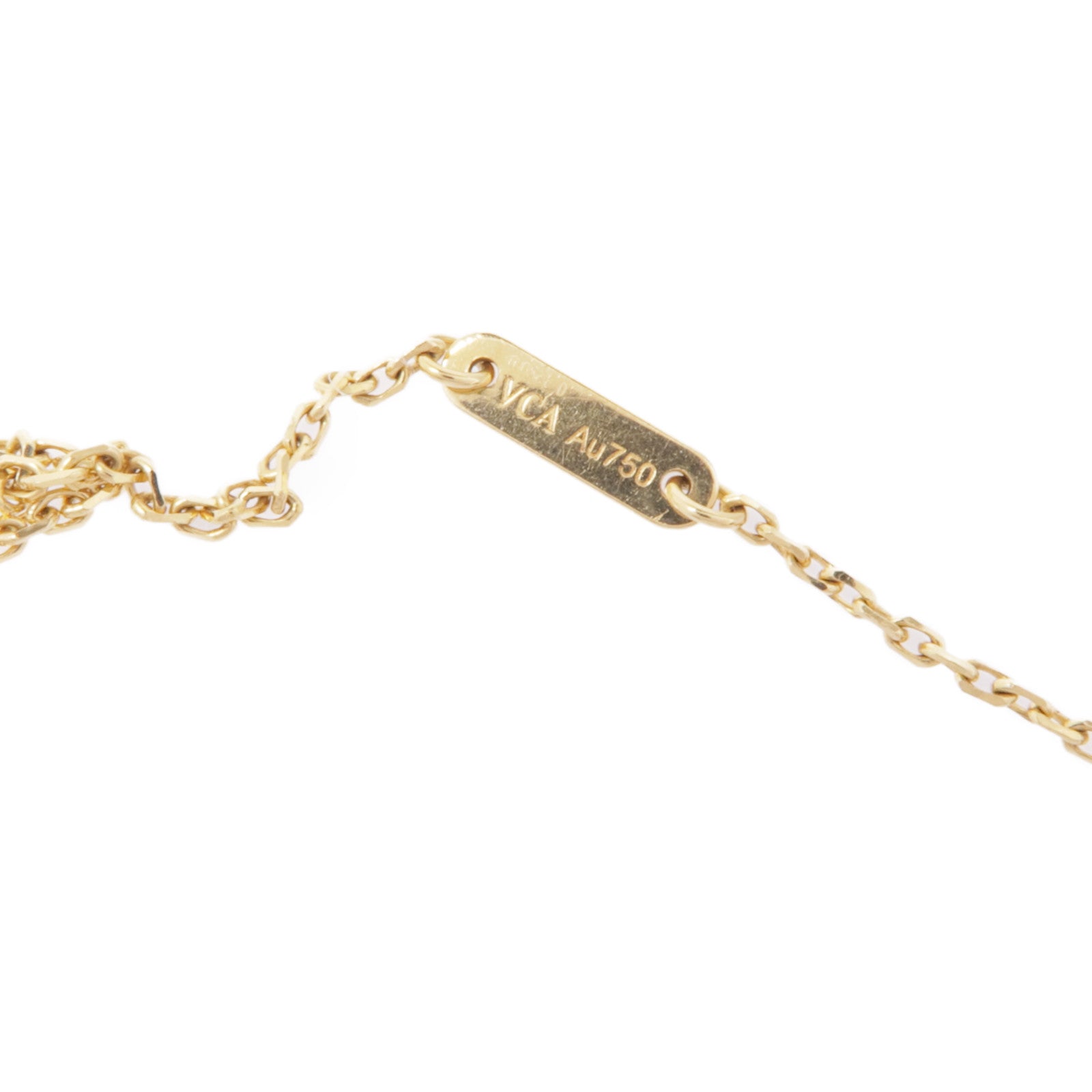 Van Cleef & Arpels 【激減優惠】18K黃金Frivole Pendant鑽石項鍊