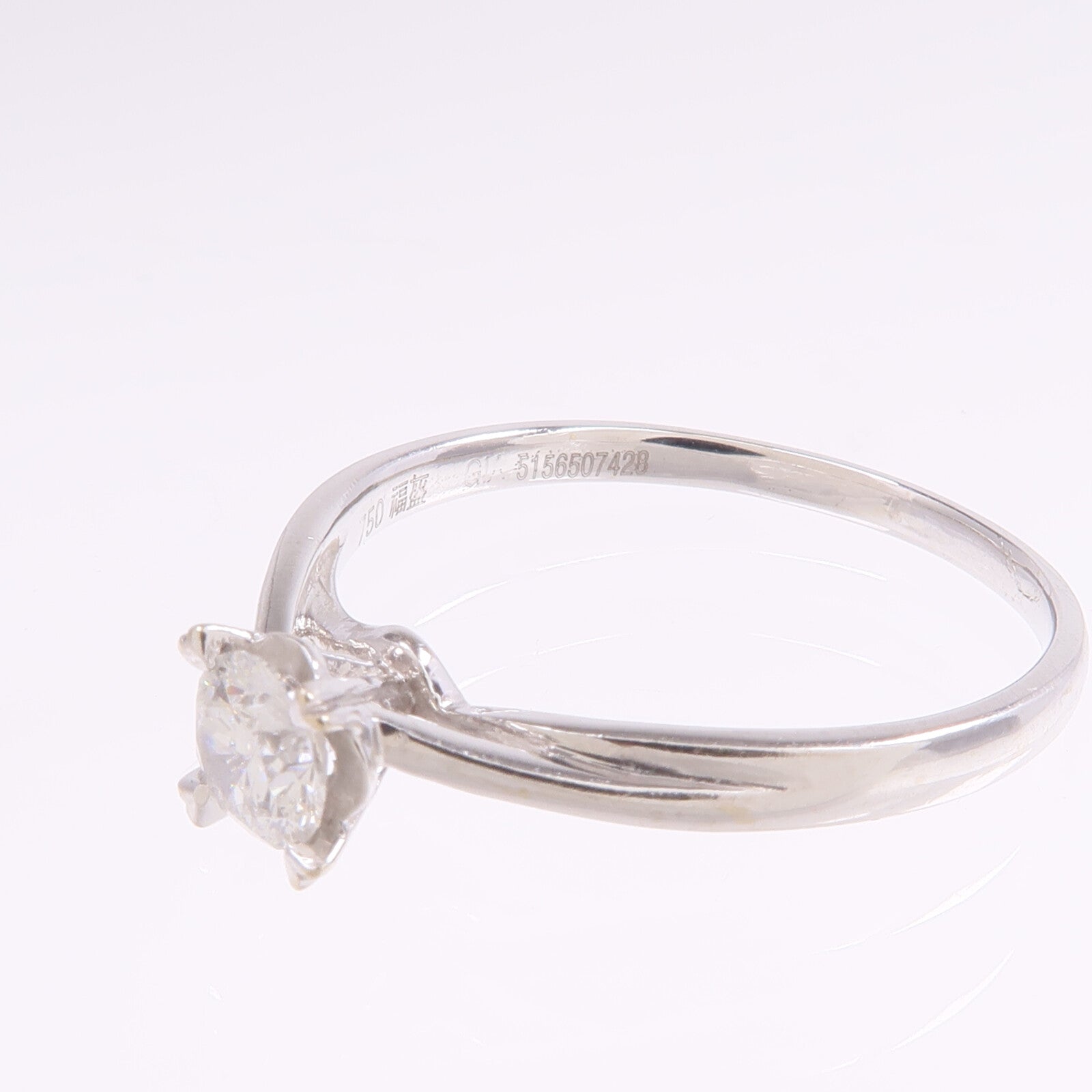 JEWELRY 【激減優惠】18K白金Diamond Ring鑽石戒指US#9.5