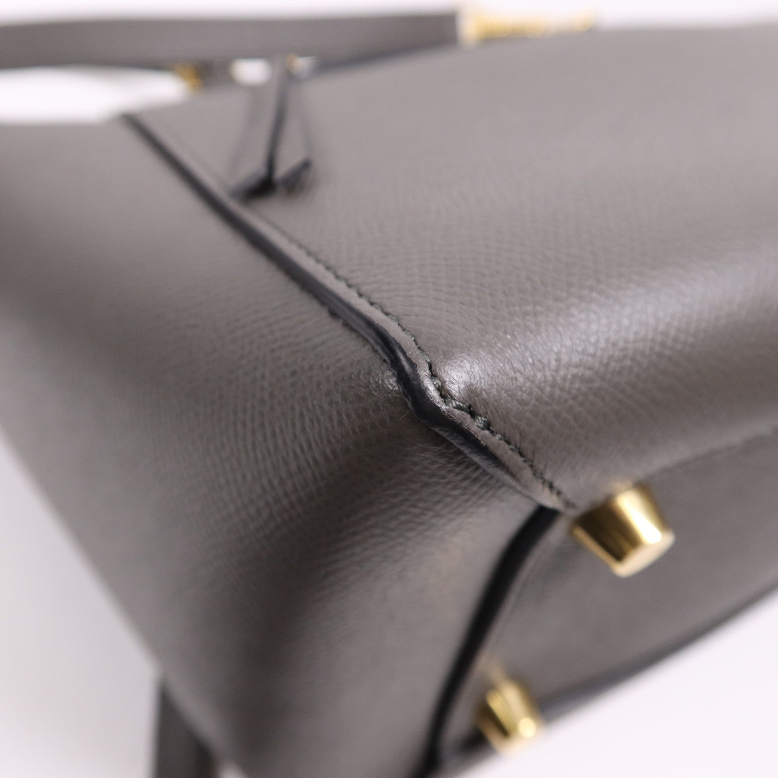 CELINE 牛皮皮革Mini Belt Bag金扣手挽肩背兩用袋