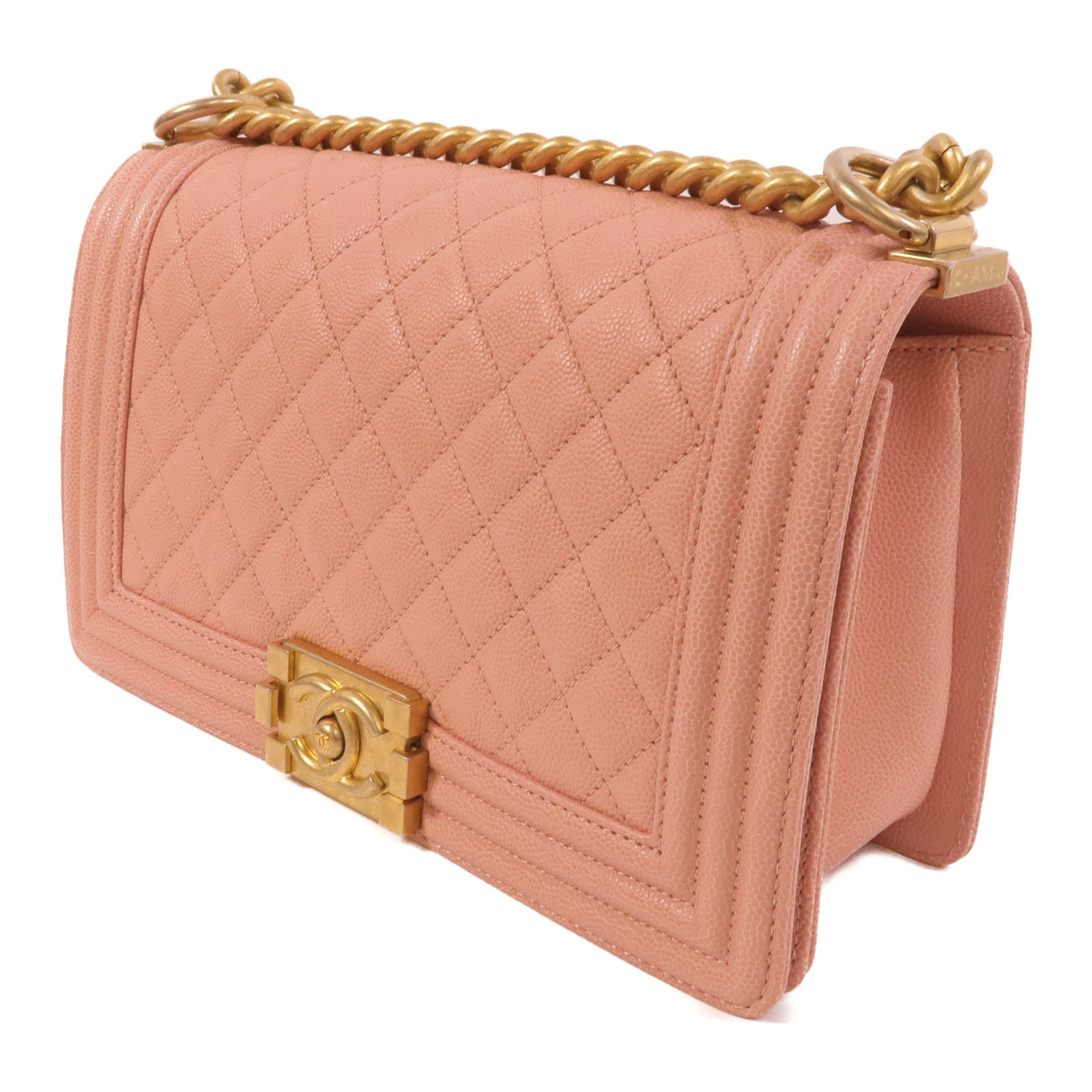 CHANEL 牛皮皮革Boy 25肩背袋
