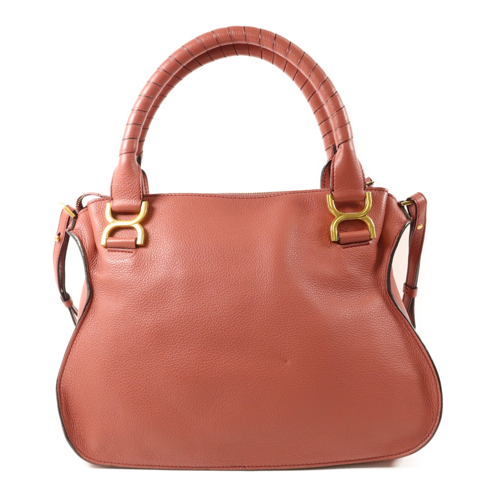 Chloe 牛皮皮革2 Way Shoulder Bag金扣手挽肩背兩用袋