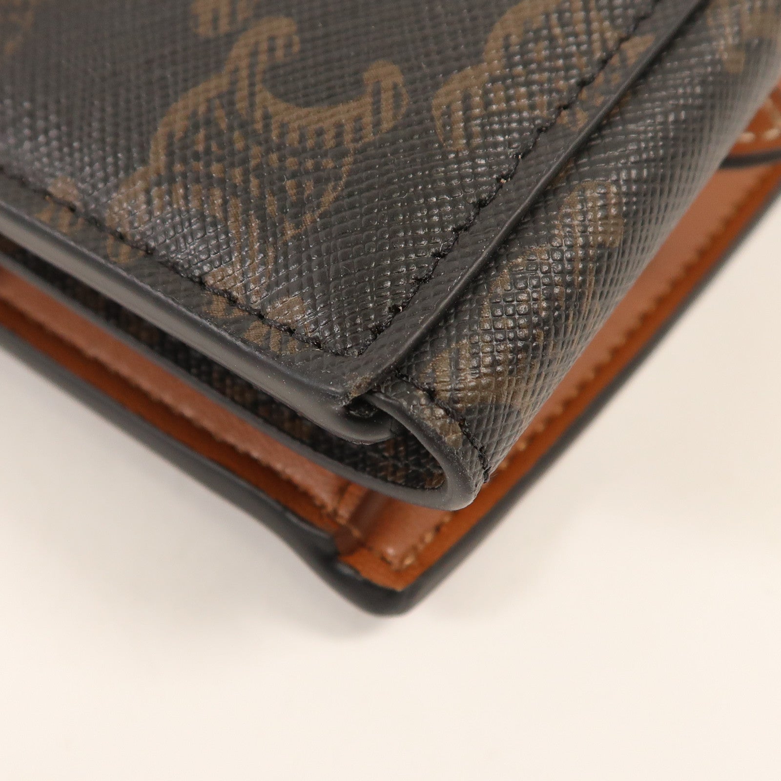 CELINE 塗層帆布Travel Kit金扣旅行組