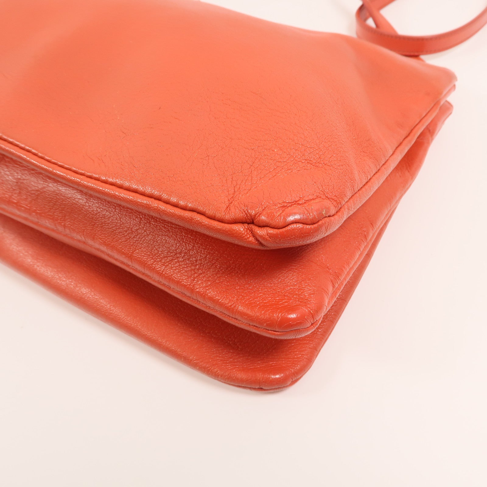 CELINE 羊皮皮革Trio Large金扣肩背袋