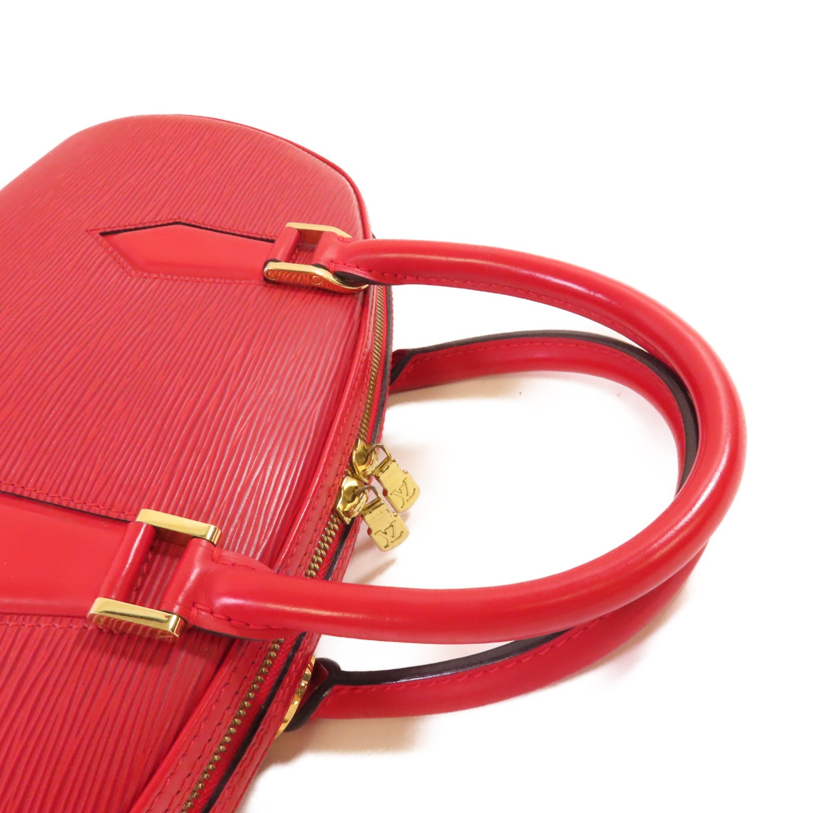 LOUIS VUITTON 【激減優惠】Epi Jasmin Handbag金扣手挽袋紅色