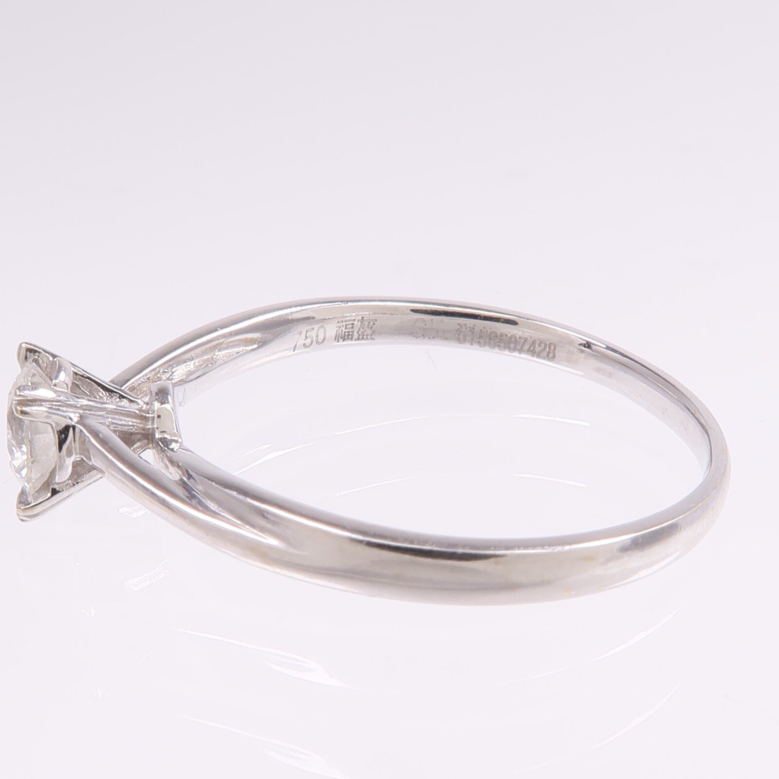 JEWELRY 【激減優惠】18K白金Diamond Ring鑽石戒指US#9.5