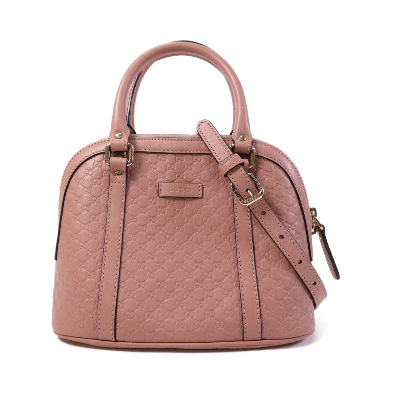 GUCCI 牛皮皮革2 Way Shoulder Bag金扣手挽肩背兩用袋
