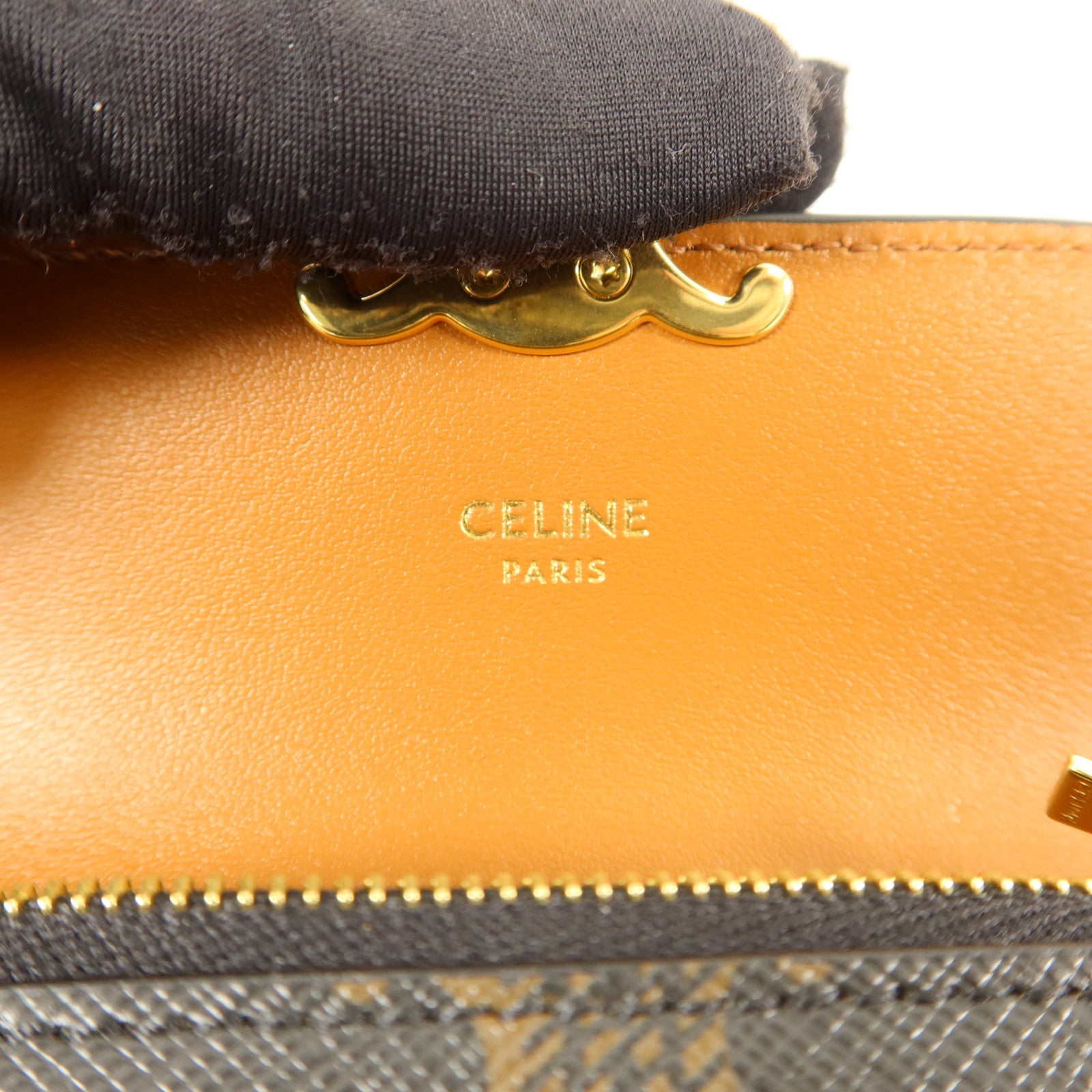 CELINE 塗層帆布Card Case金扣卡片套