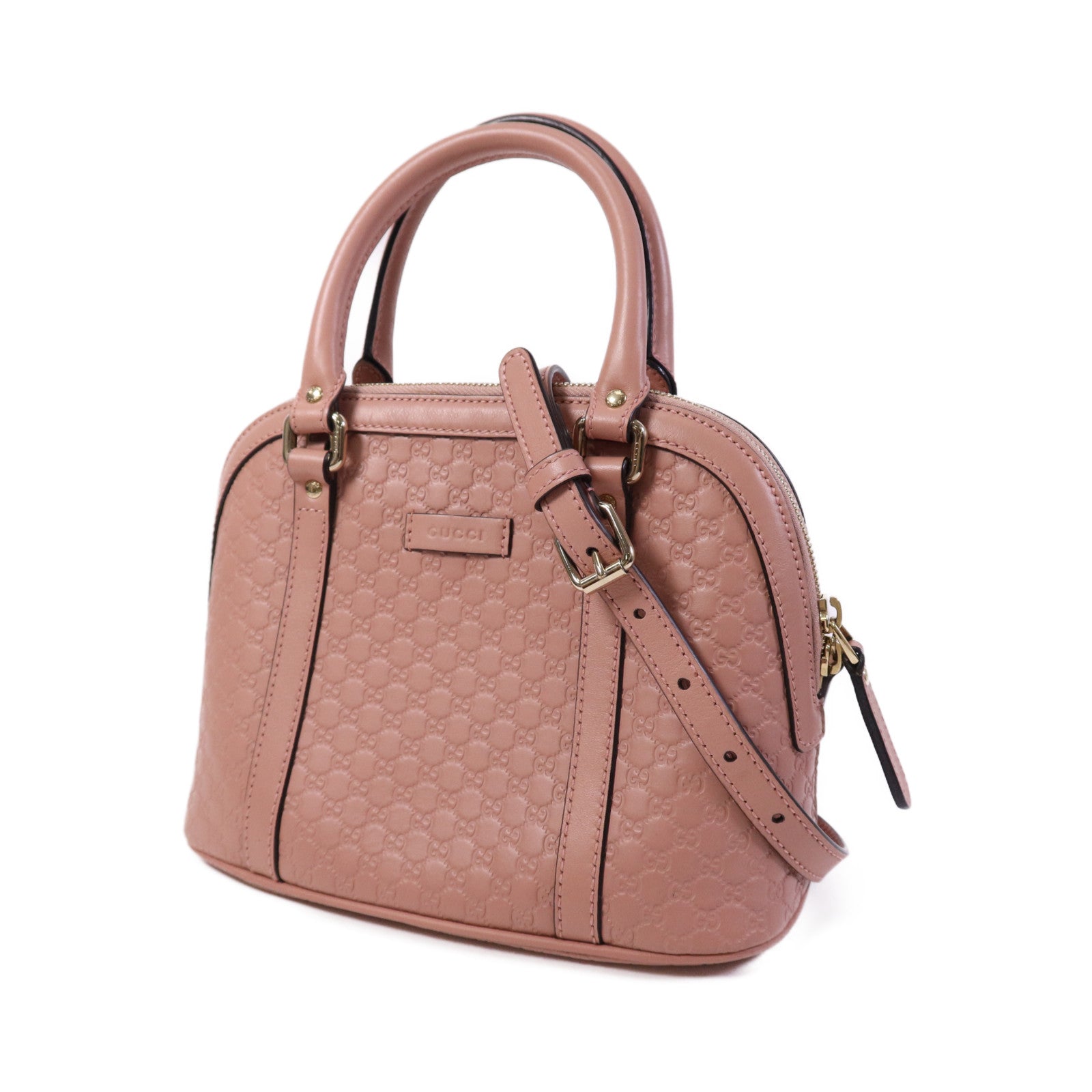 GUCCI 牛皮皮革2 Way Shoulder Bag金扣手挽肩背兩用袋