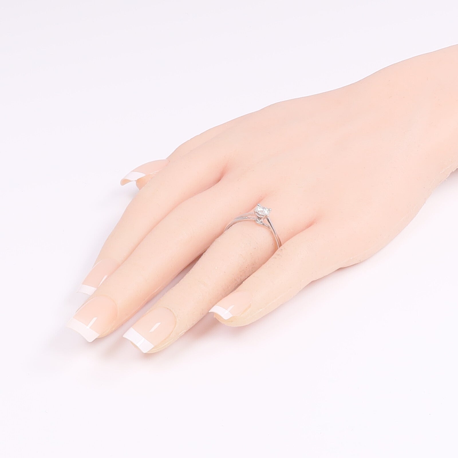 JEWELRY 【激減優惠】18K白金Diamond Ring鑽石戒指US#9.5