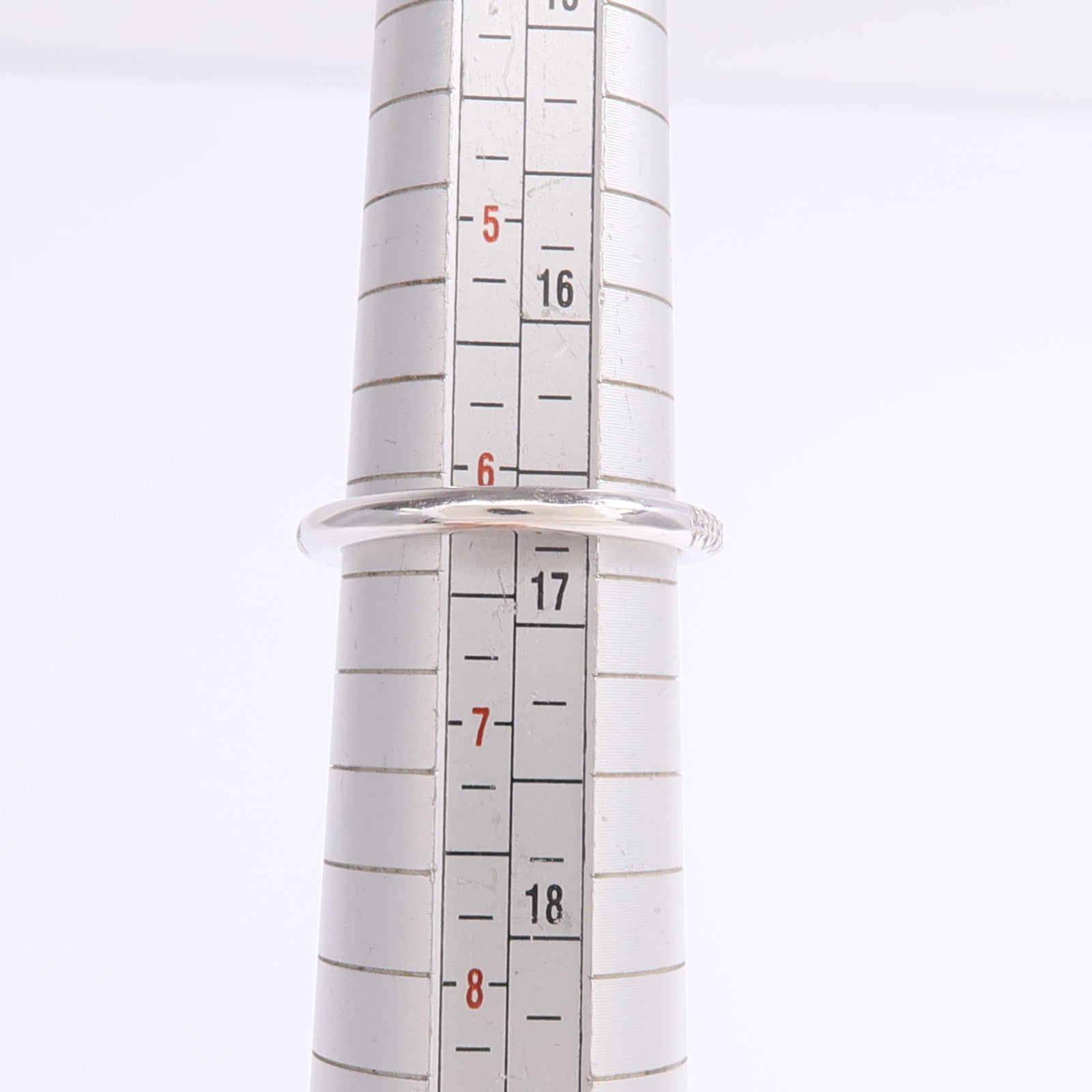 HERMES 18K白金Bague Echappee Diamond Ring鑽石戒指US#Hermes#53/US#6.25