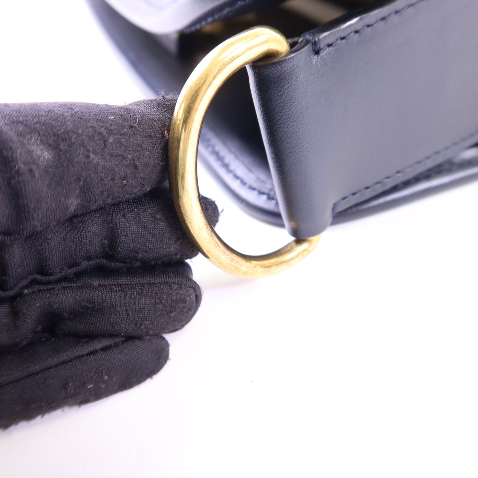 Dior 帆布Shoulder Bag金扣肩背袋
