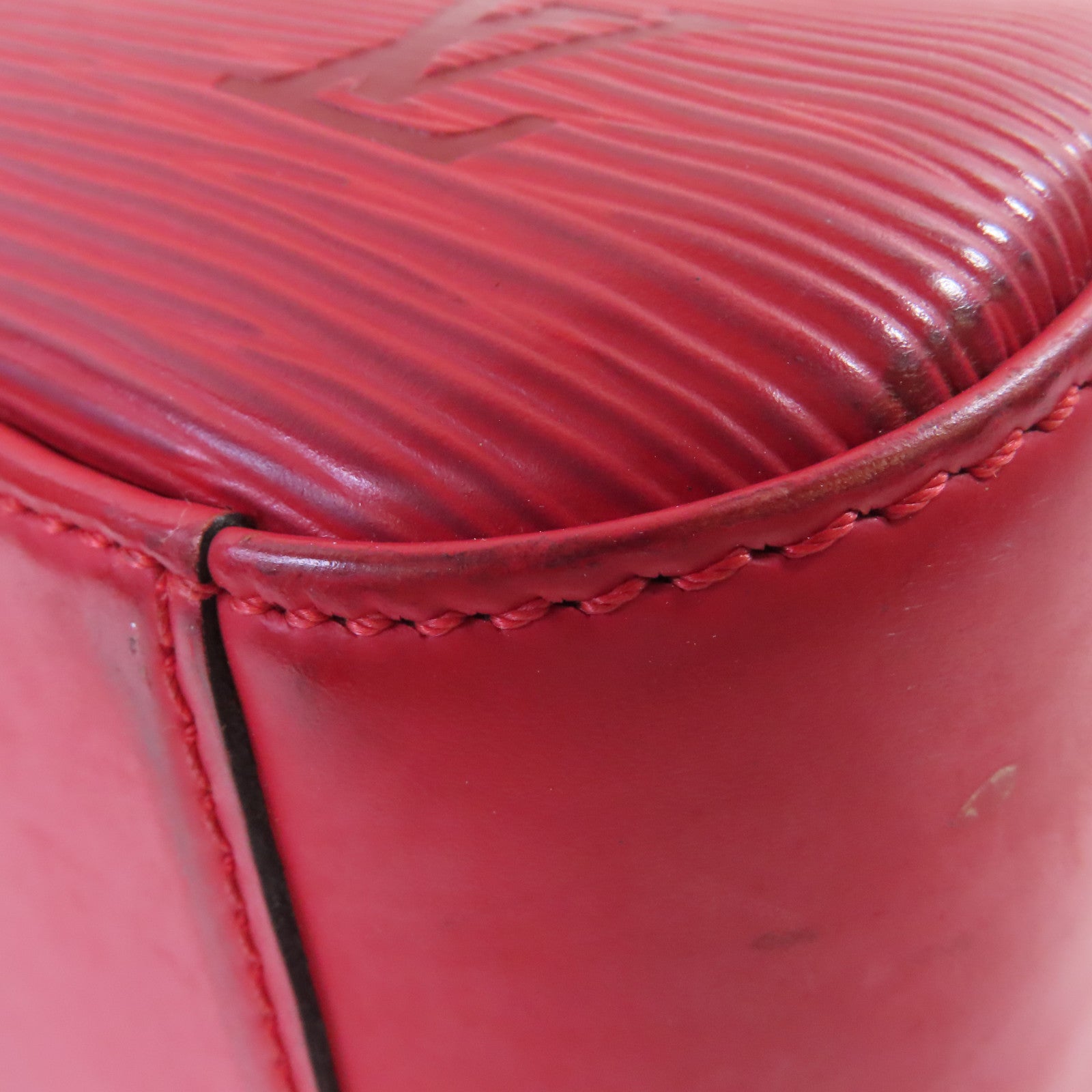 LOUIS VUITTON 【激減優惠】Epi Jasmin Handbag金扣手挽袋紅色