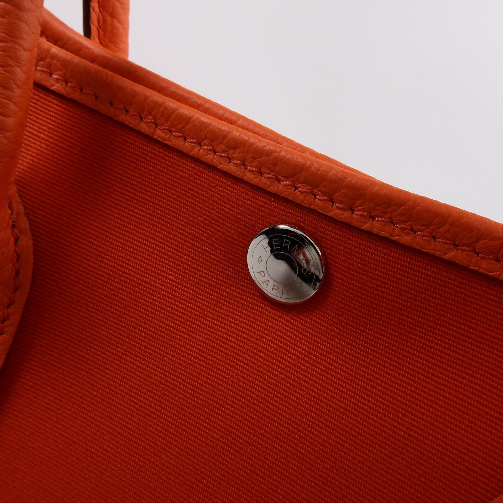 HERMES 帆布/Negonda皮革Garden Party TPM手挽袋
