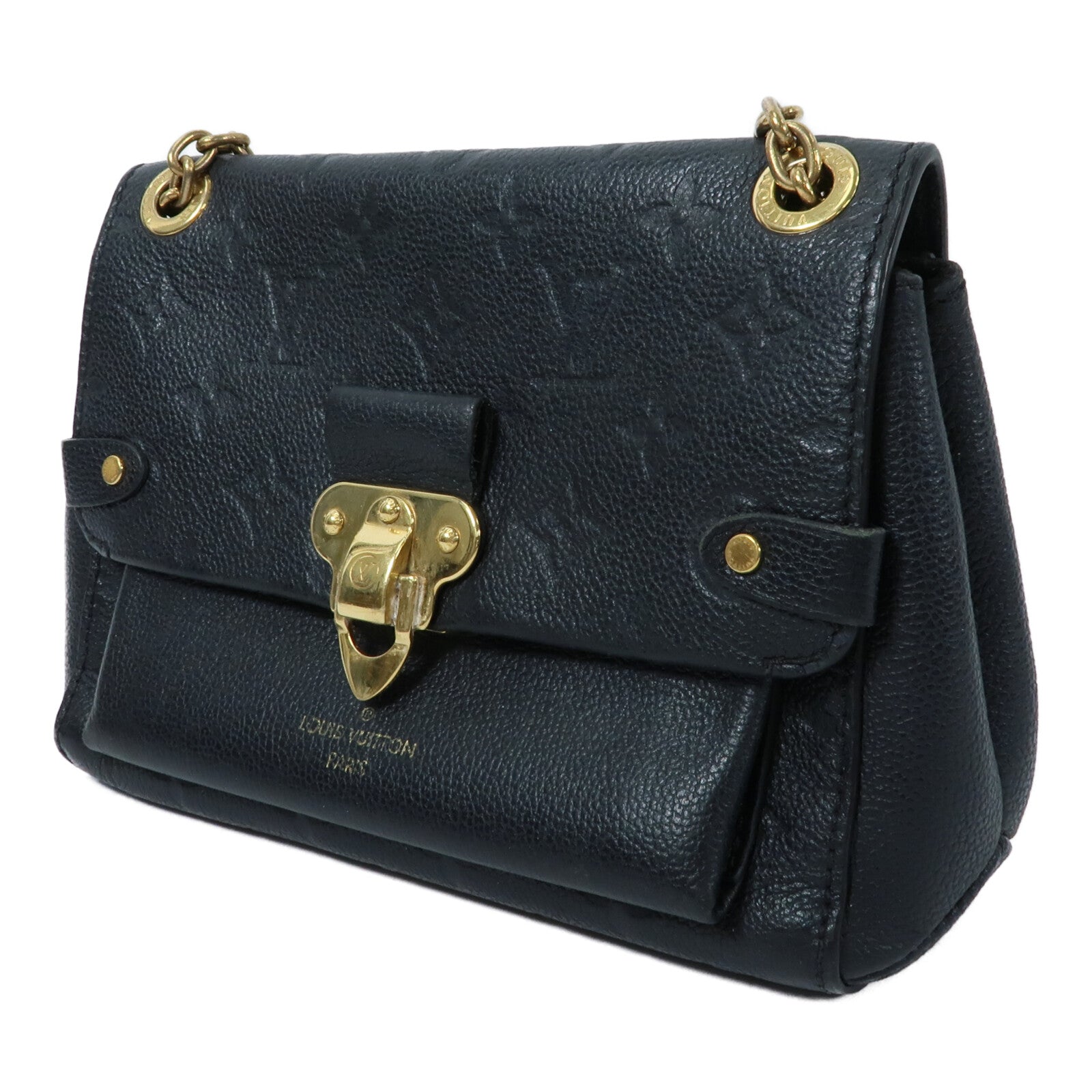 LOUIS VUITTON Monogram Empreinte Vavin BB鏈帶肩背袋