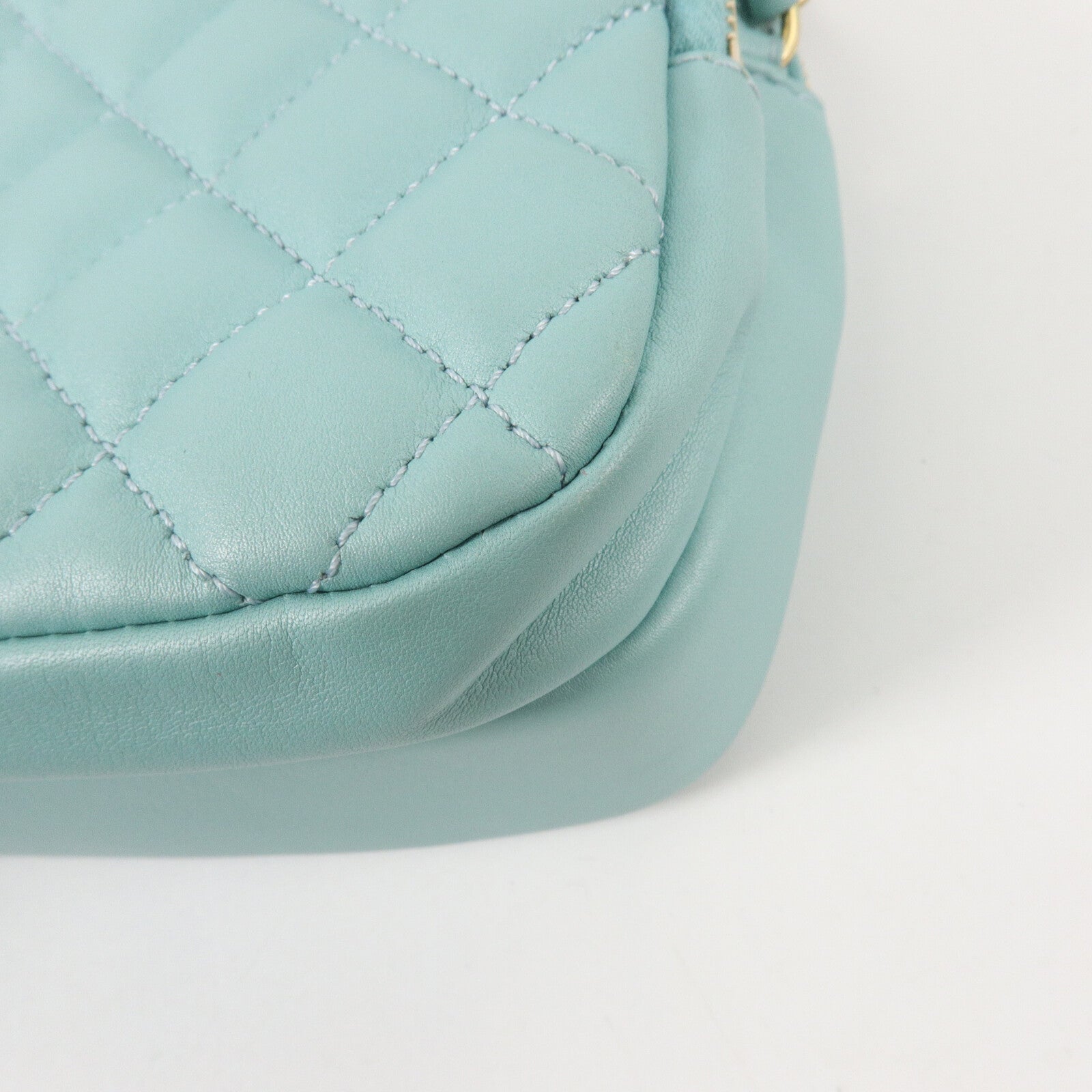 CHANEL 牛皮皮革Camera Bag鏈帶肩背袋