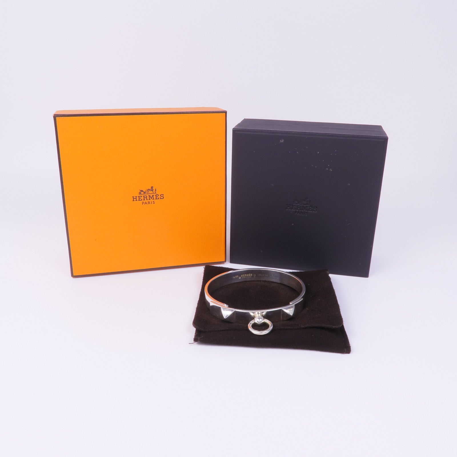 HERMES 925純銀Collier De Chien手鐲