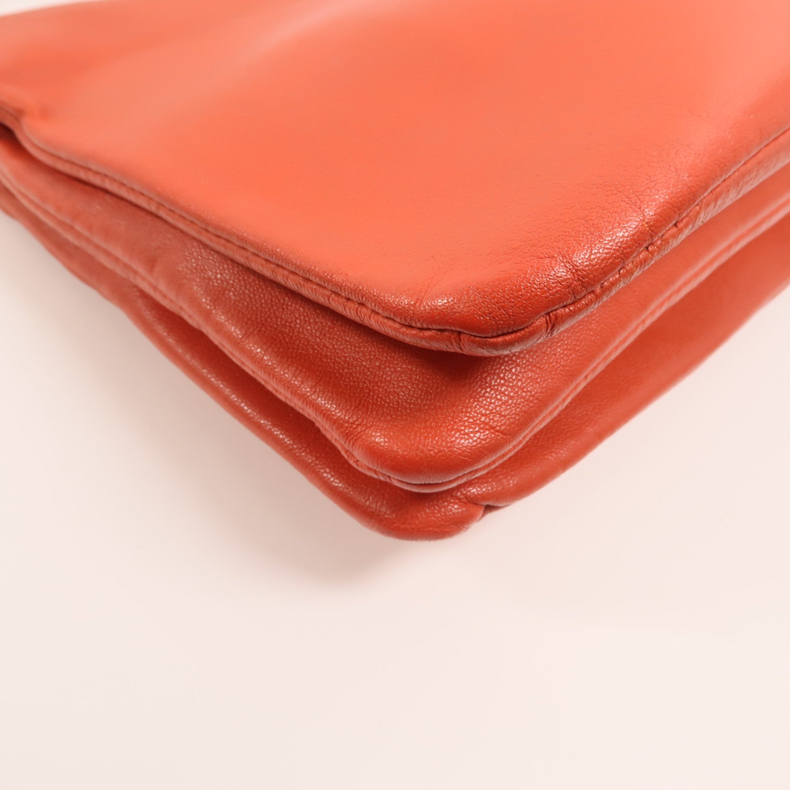 CELINE 羊皮皮革Trio Large金扣肩背袋