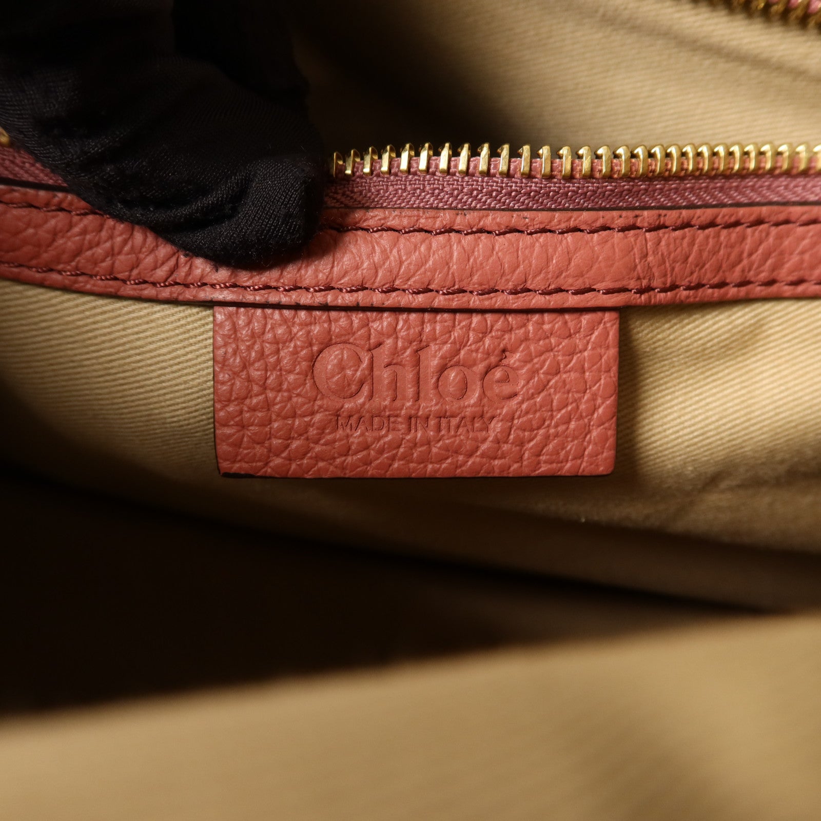 Chloe 牛皮皮革2 Way Shoulder Bag金扣手挽肩背兩用袋