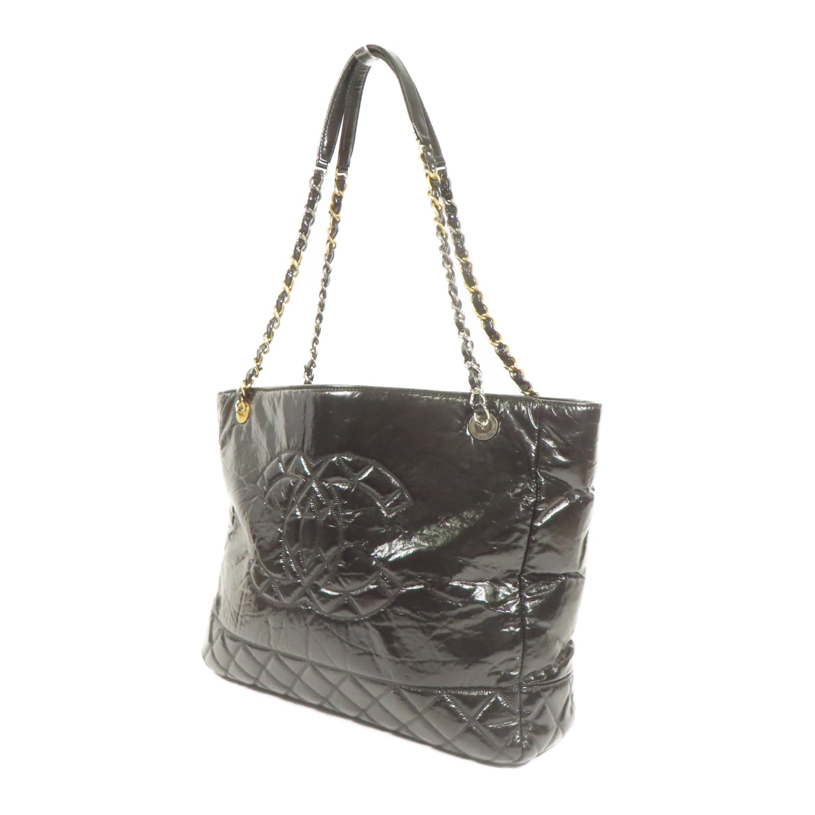 CHANEL 皮革Shoulder Bag鏈帶肩背袋