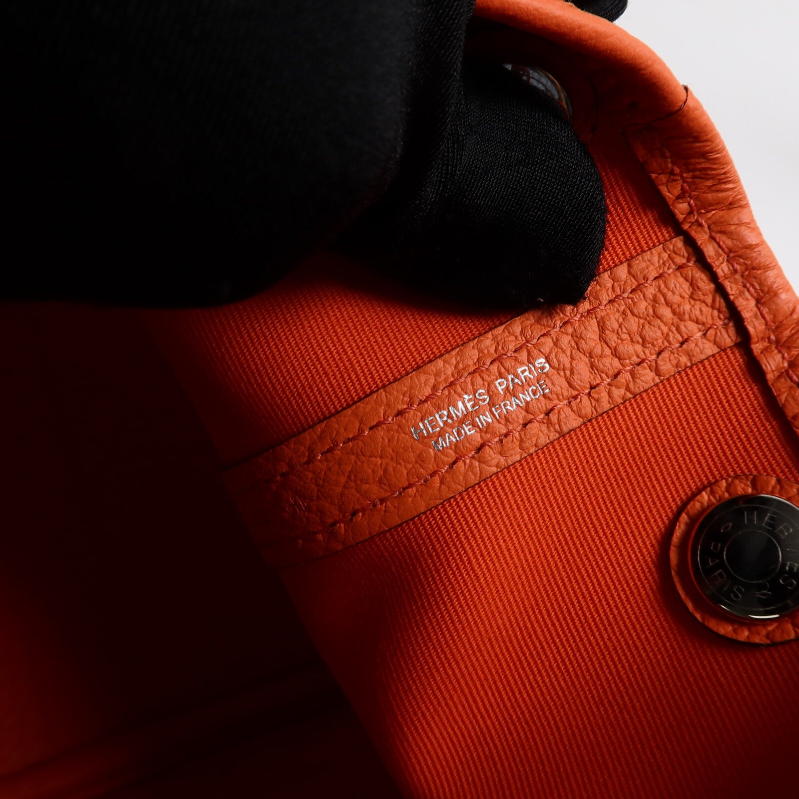 HERMES 帆布/Negonda皮革Garden Party TPM手挽袋