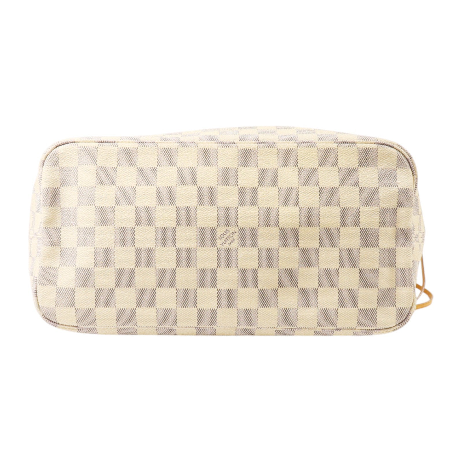 LOUIS VUITTON Damier Azur Neverfull MM金扣肩背袋