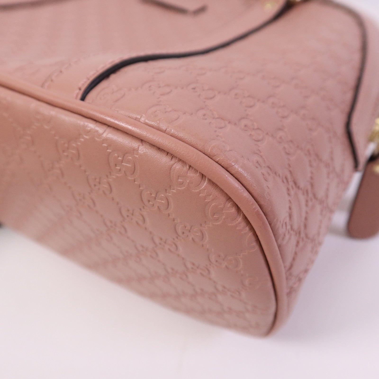 GUCCI 牛皮皮革2 Way Shoulder Bag金扣手挽肩背兩用袋
