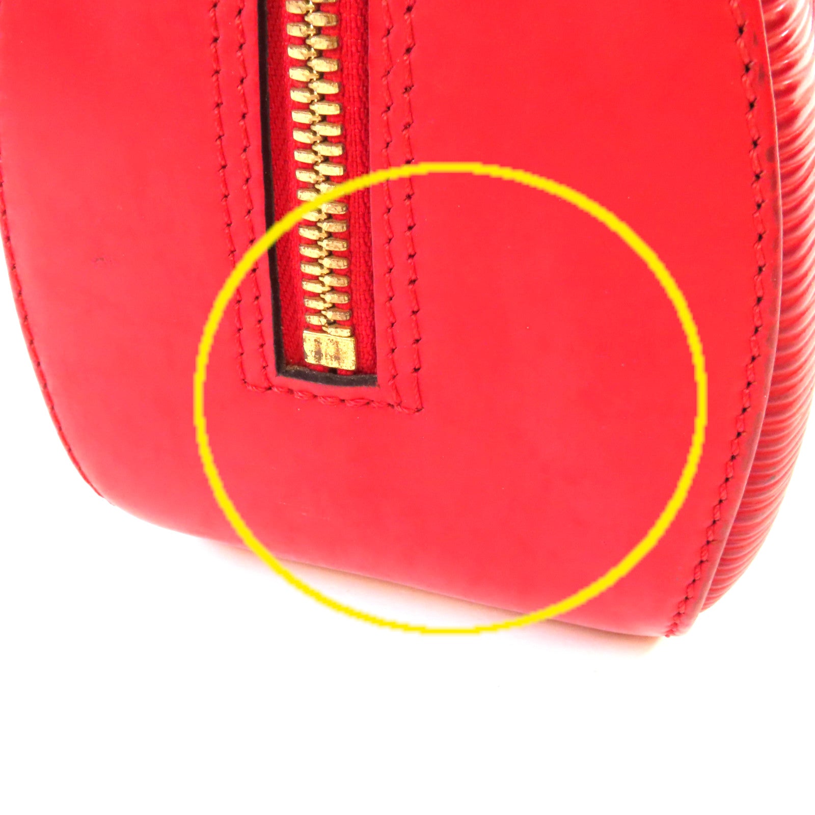LOUIS VUITTON 【激減優惠】Epi Jasmin Handbag金扣手挽袋紅色