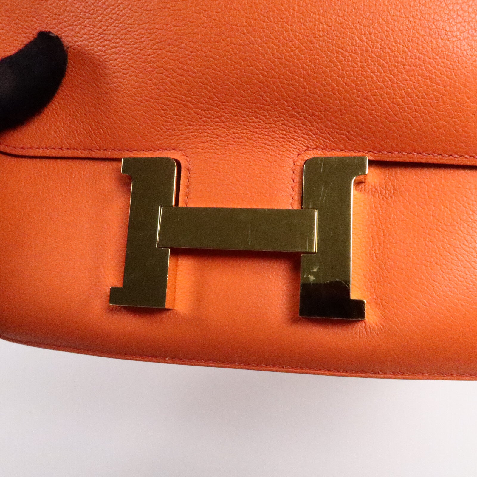 HERMES Evercolor皮革Constance 24肩背袋